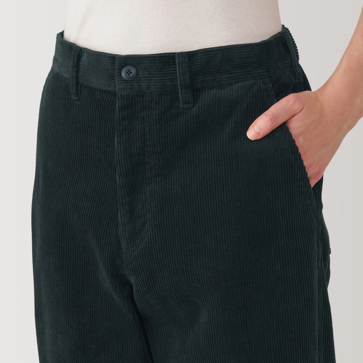 Men's Kapok Blend Wide Leg Corduroy Pants - Image 27