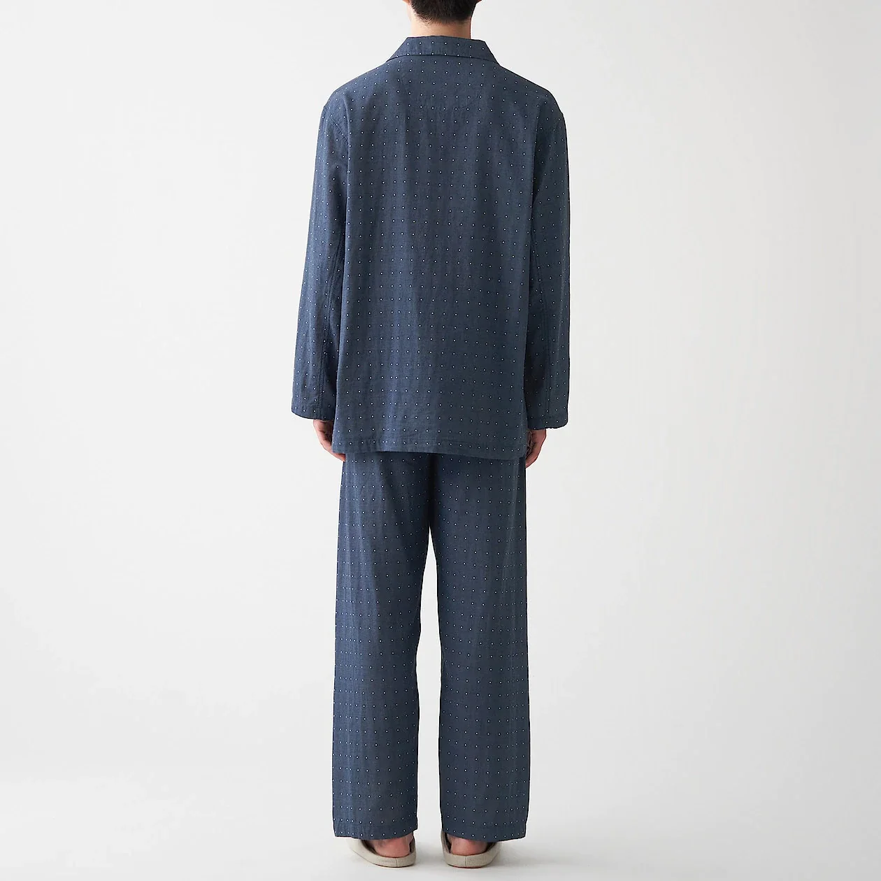 Men's Side Seamless Double Gauze Pajamas - Image 16