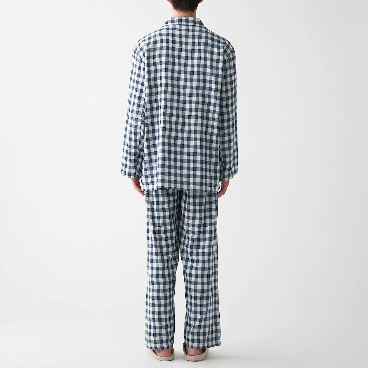 Men's Side Seamless Double Gauze Pajamas - Image 37