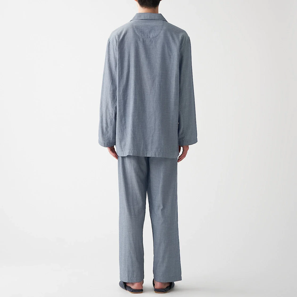 Men's Side Seamless Double Gauze Pajamas - Image 5