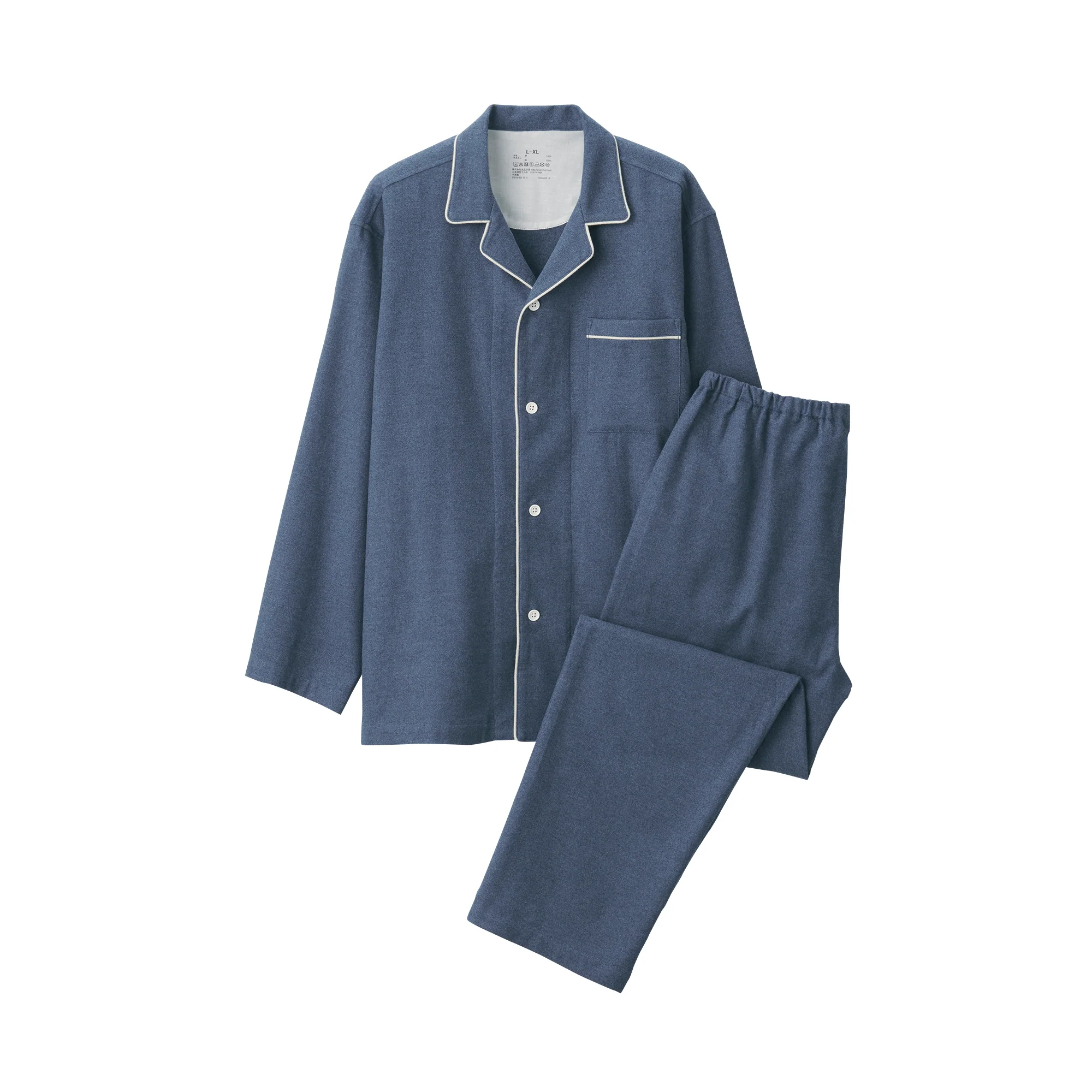 Men's Side-Seamless Flannel Pajamas - Image 12
