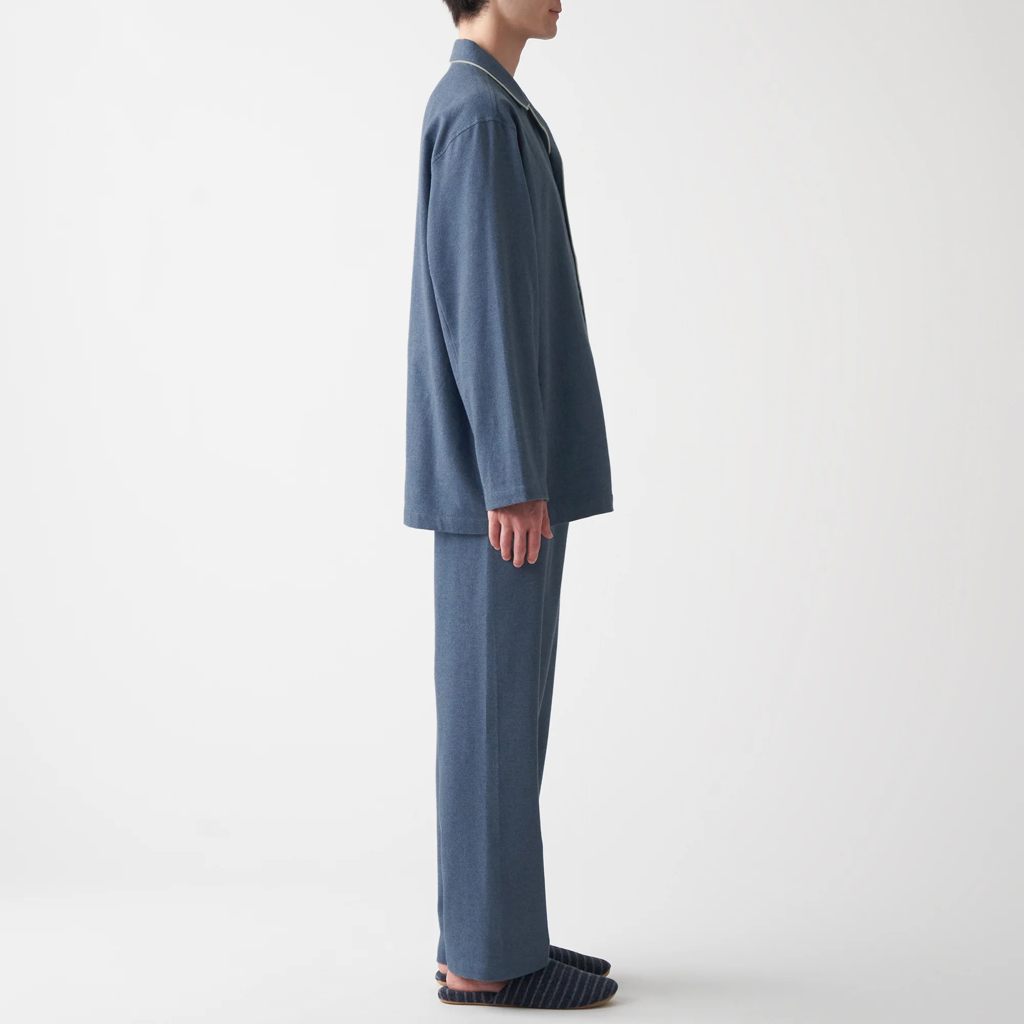 Men's Side-Seamless Flannel Pajamas - Image 14