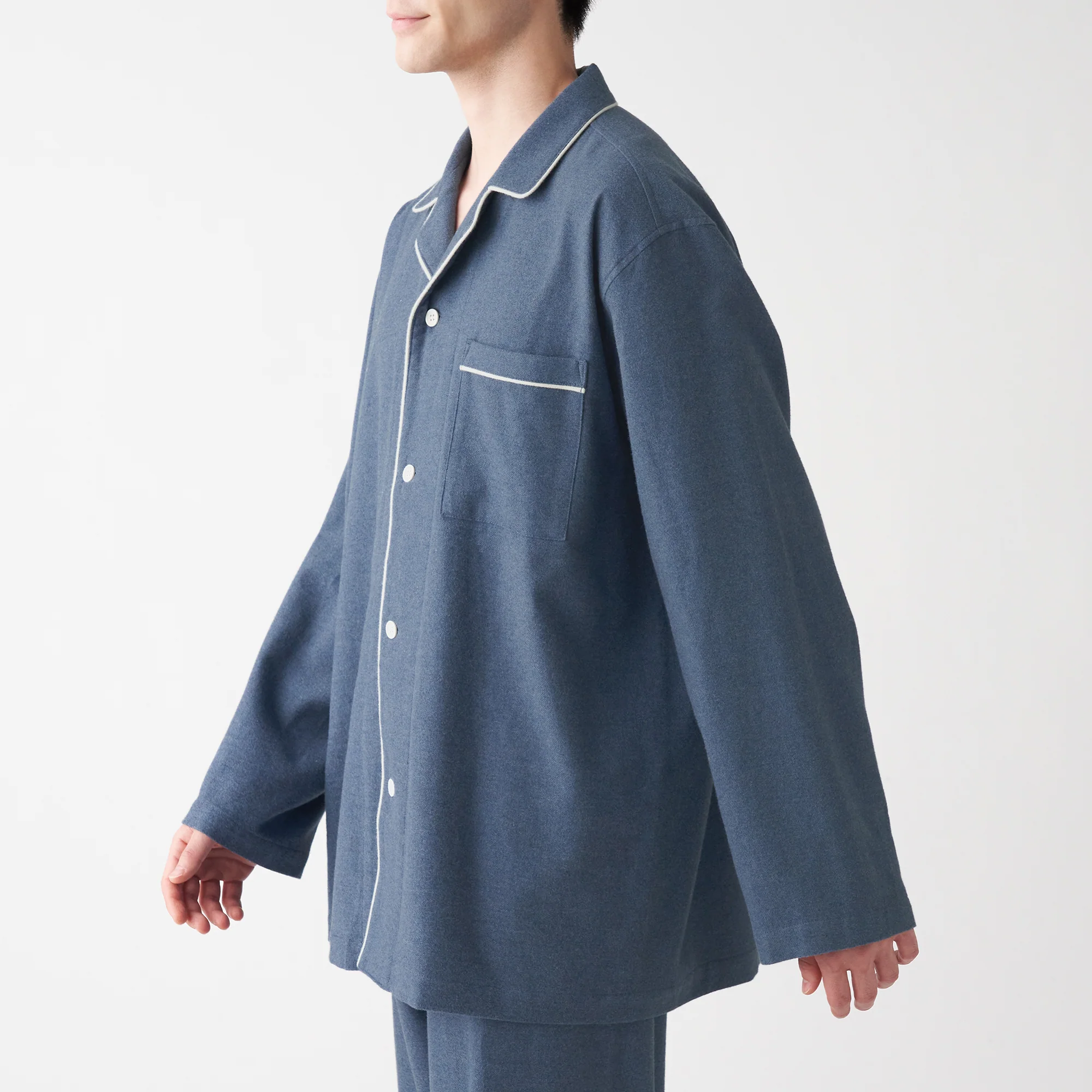 Men's Side-Seamless Flannel Pajamas - Image 18