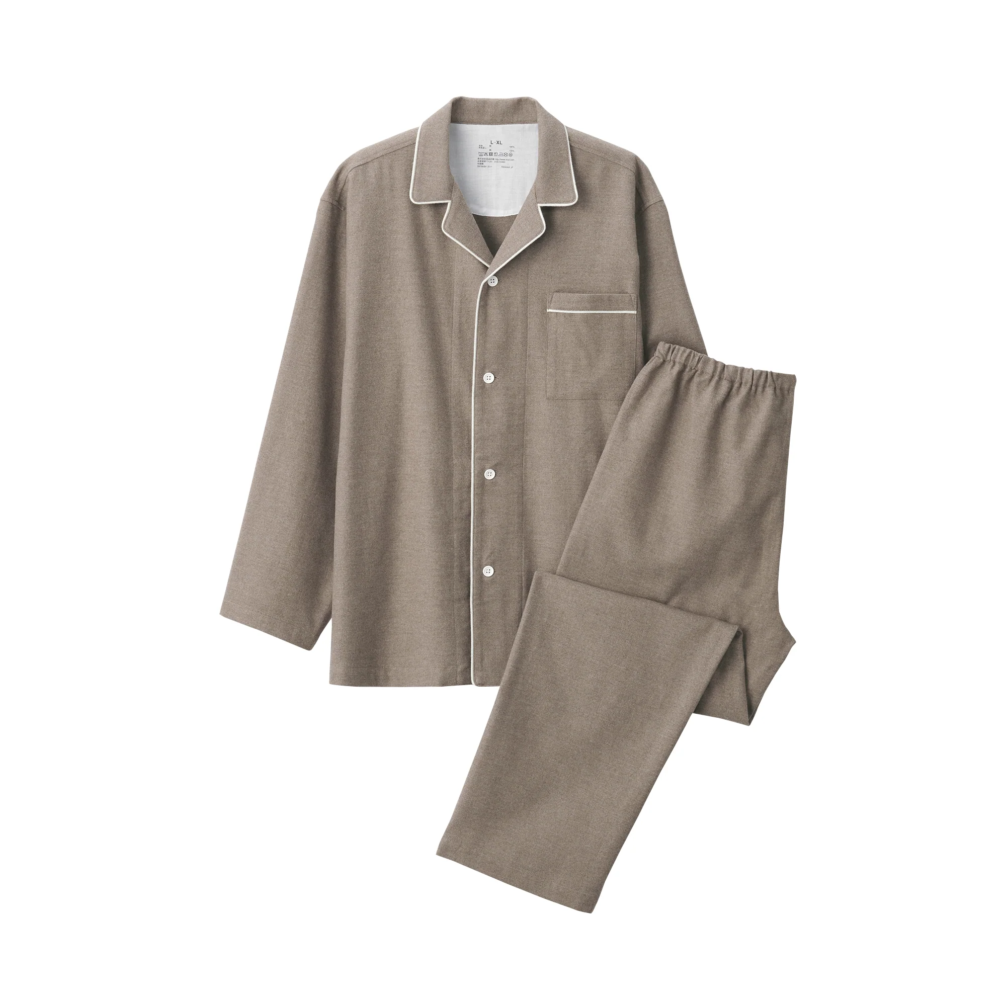 Men's Side-Seamless Flannel Pajamas - Image 22