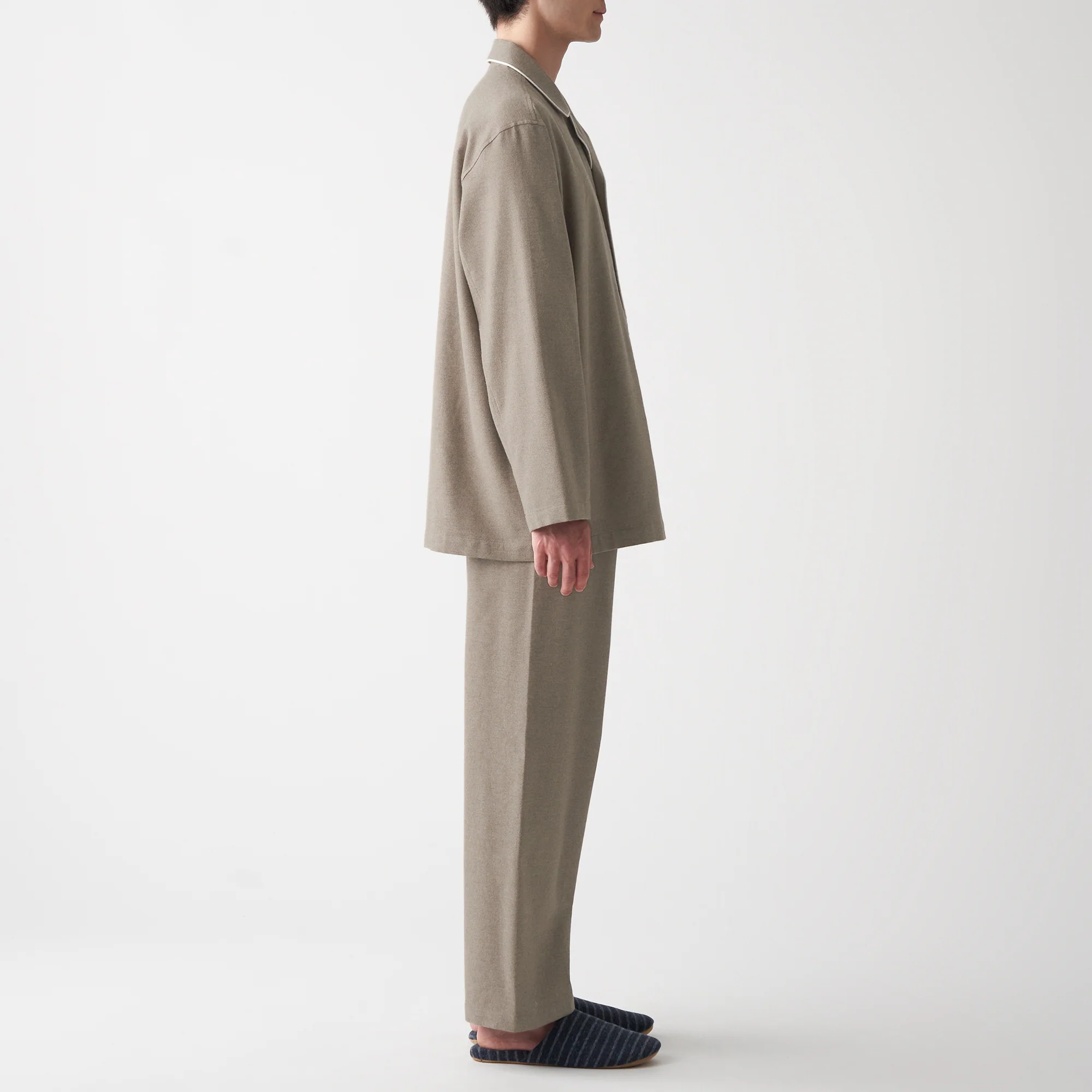 Men's Side-Seamless Flannel Pajamas - Image 24