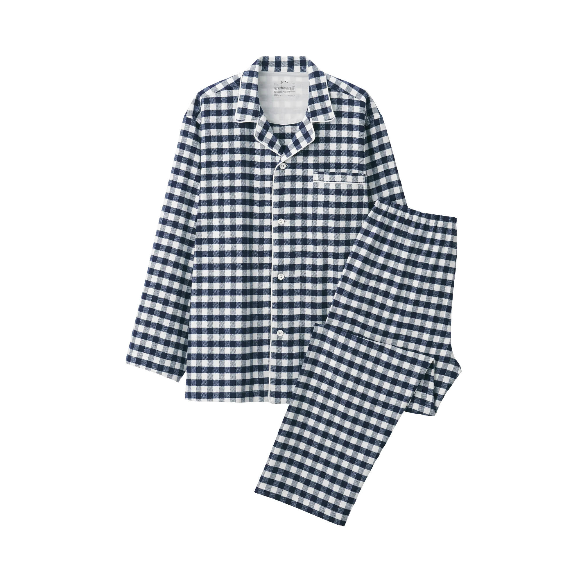 Men's Side-Seamless Flannel Pajamas - Image 32