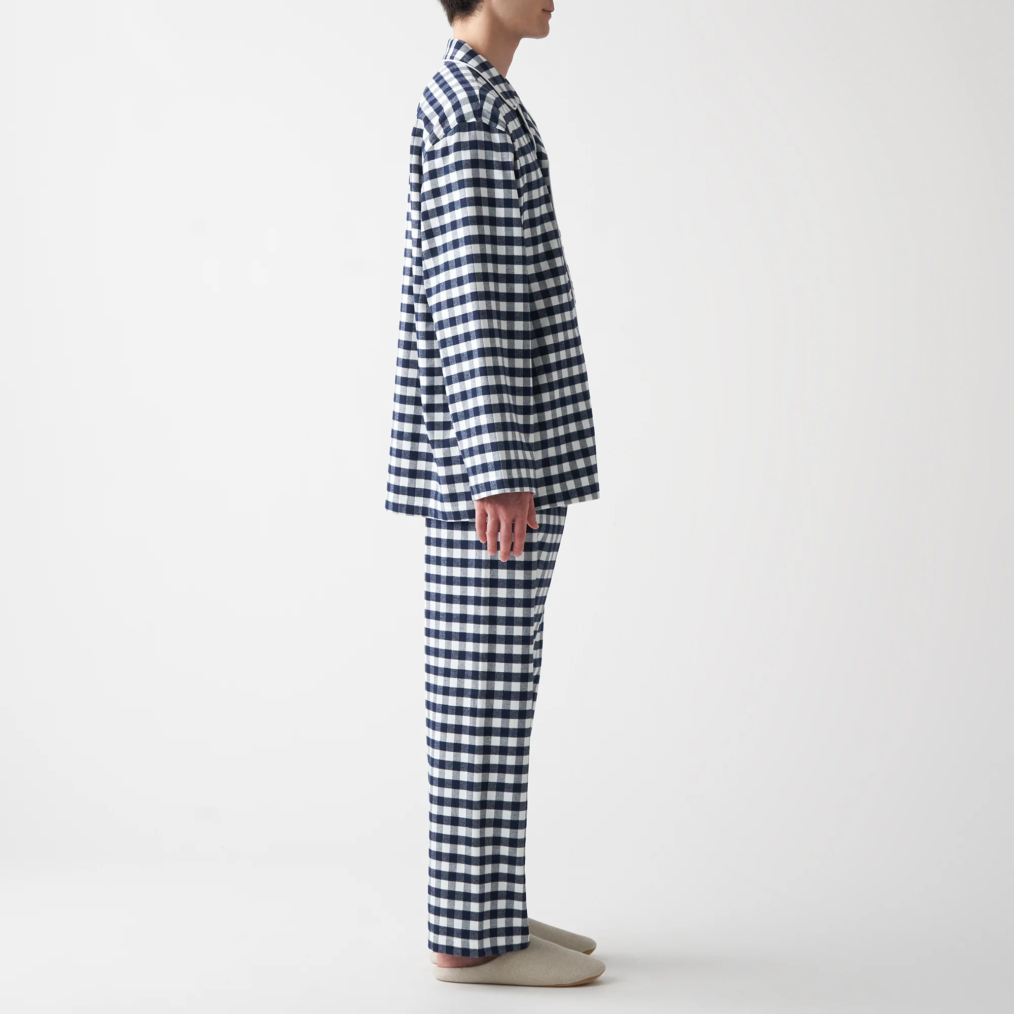 Men's Side-Seamless Flannel Pajamas - Image 34