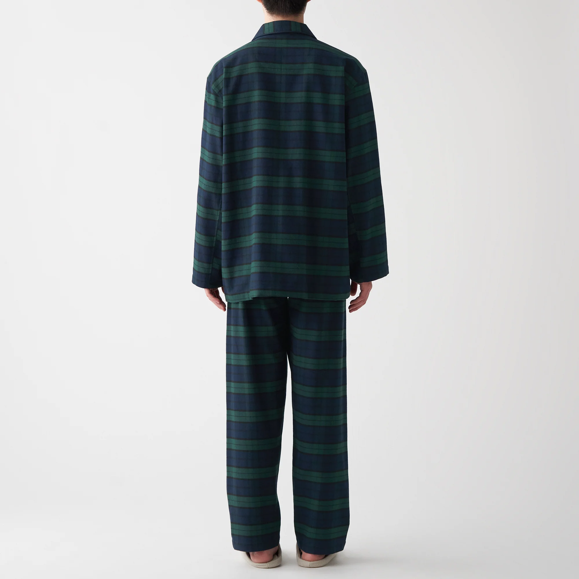 Men's Side-Seamless Flannel Pajamas - Image 55