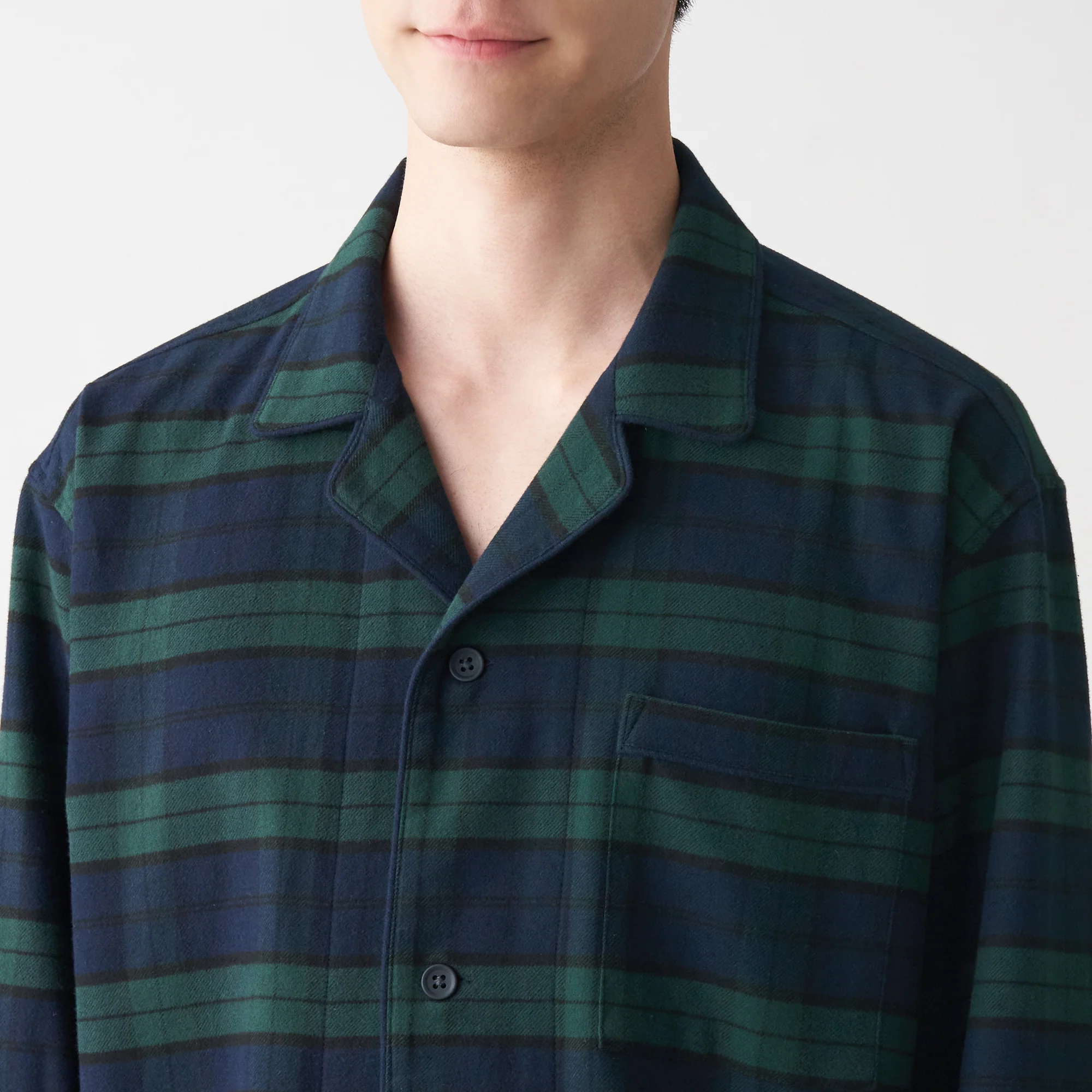 Men's Side-Seamless Flannel Pajamas - Image 57