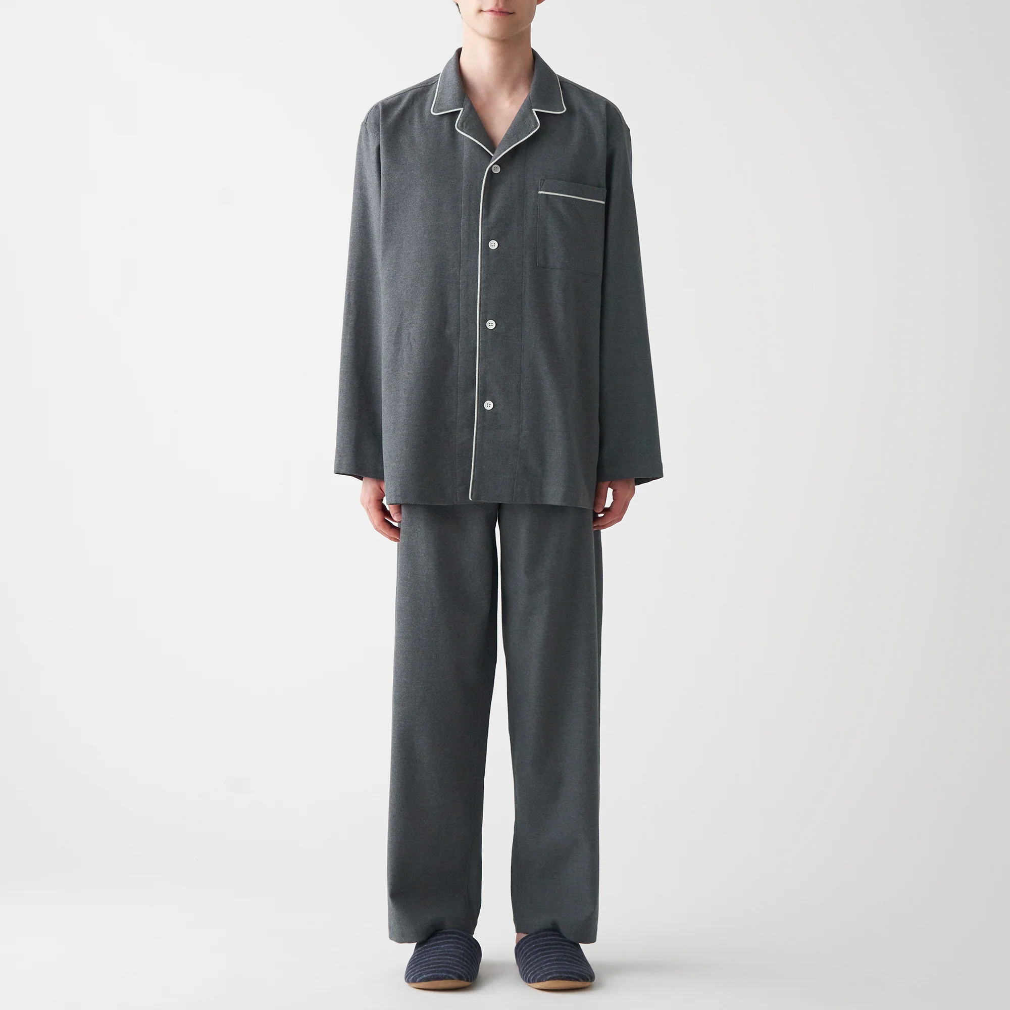 Men's Side-Seamless Flannel Pajamas - Image 6