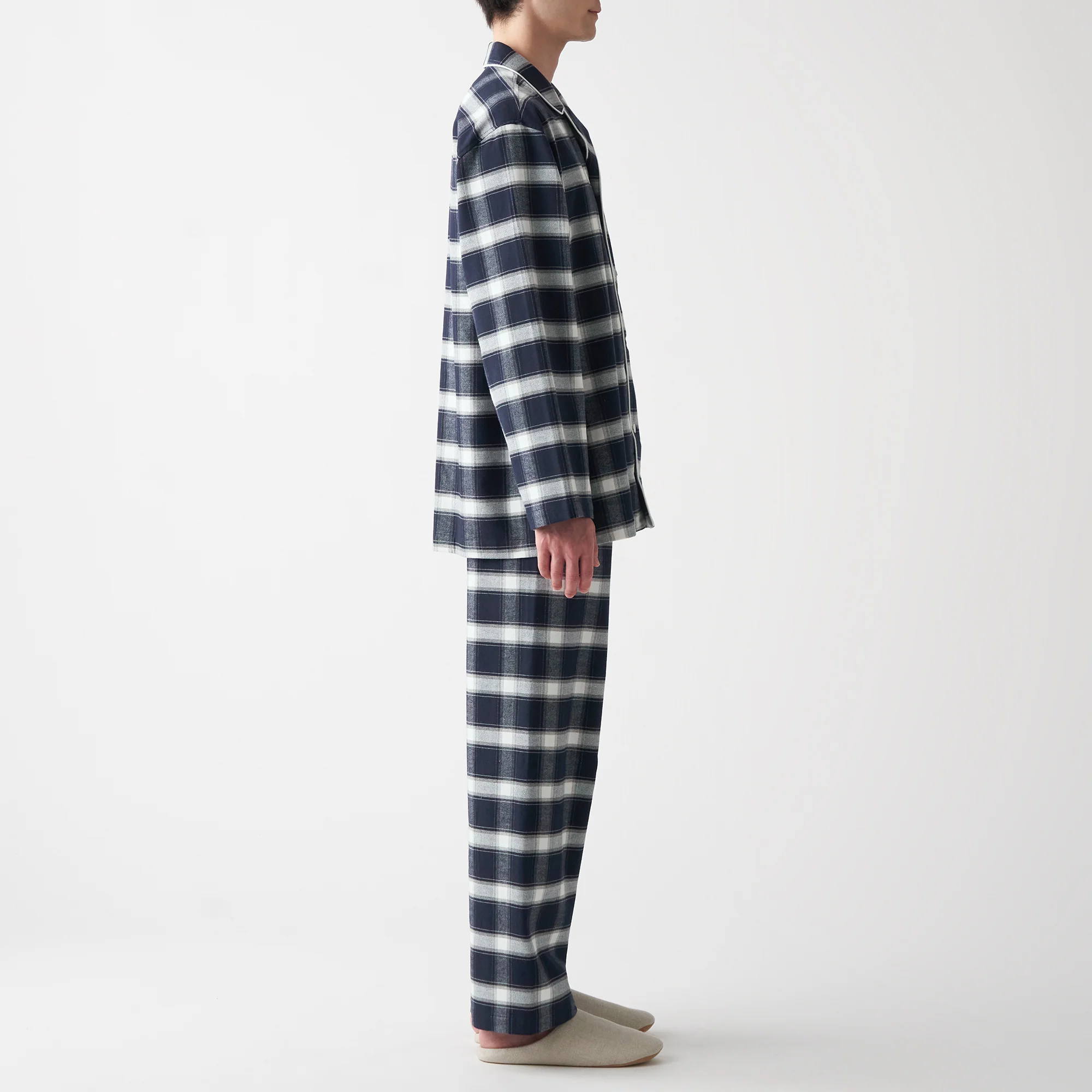 Men's Side-Seamless Flannel Pajamas - Image 64
