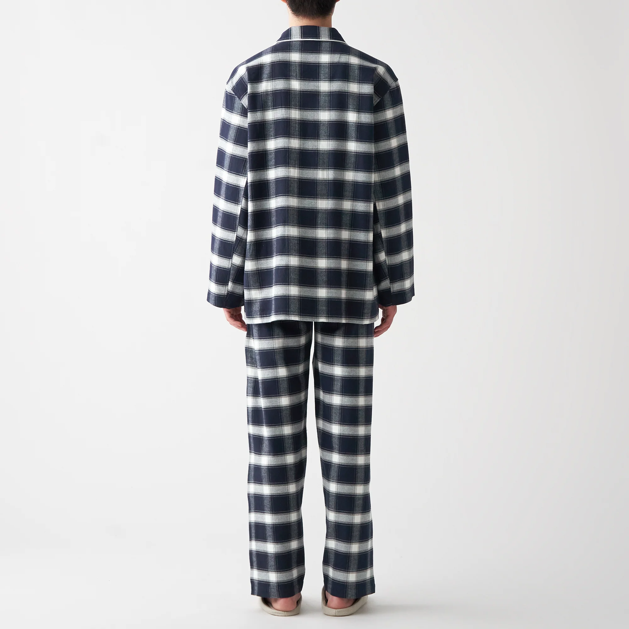 Men's Side-Seamless Flannel Pajamas - Image 65