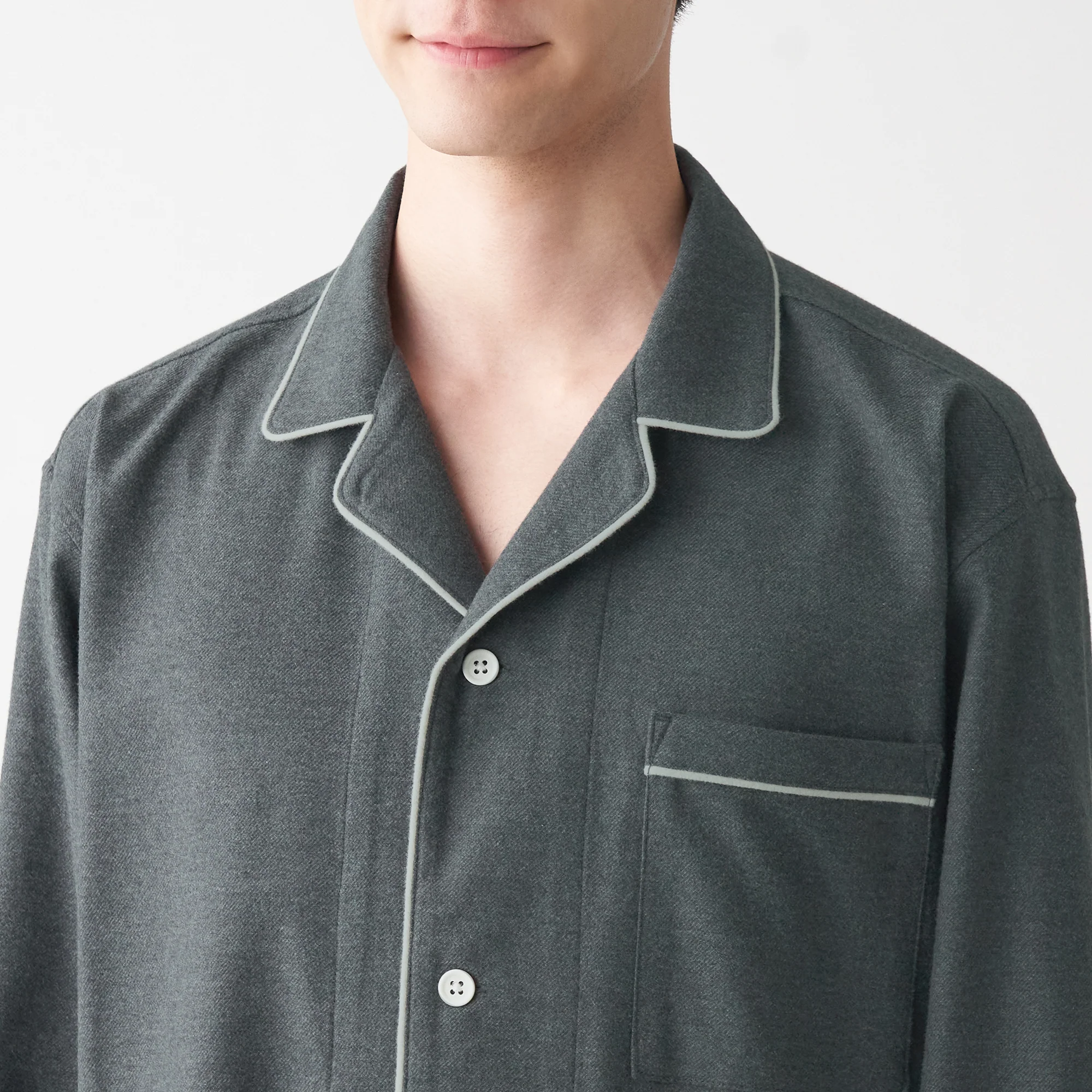 Men's Side-Seamless Flannel Pajamas - Image 7