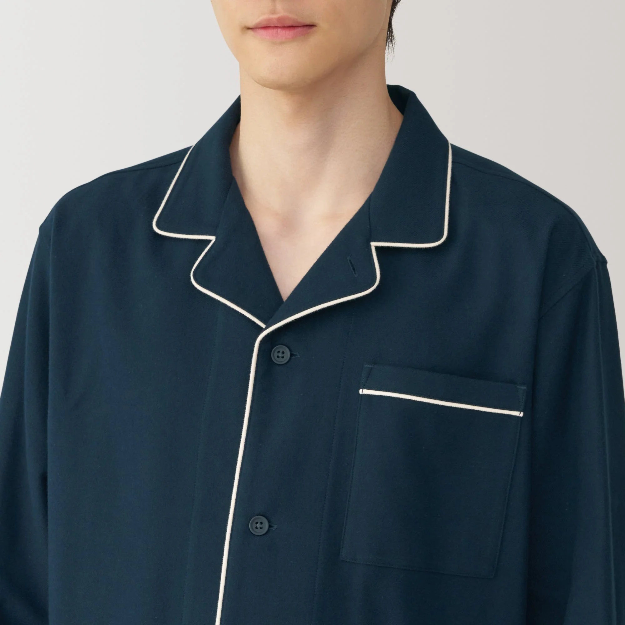 Men's Side Seamless Flannel Pajamas - Image 18