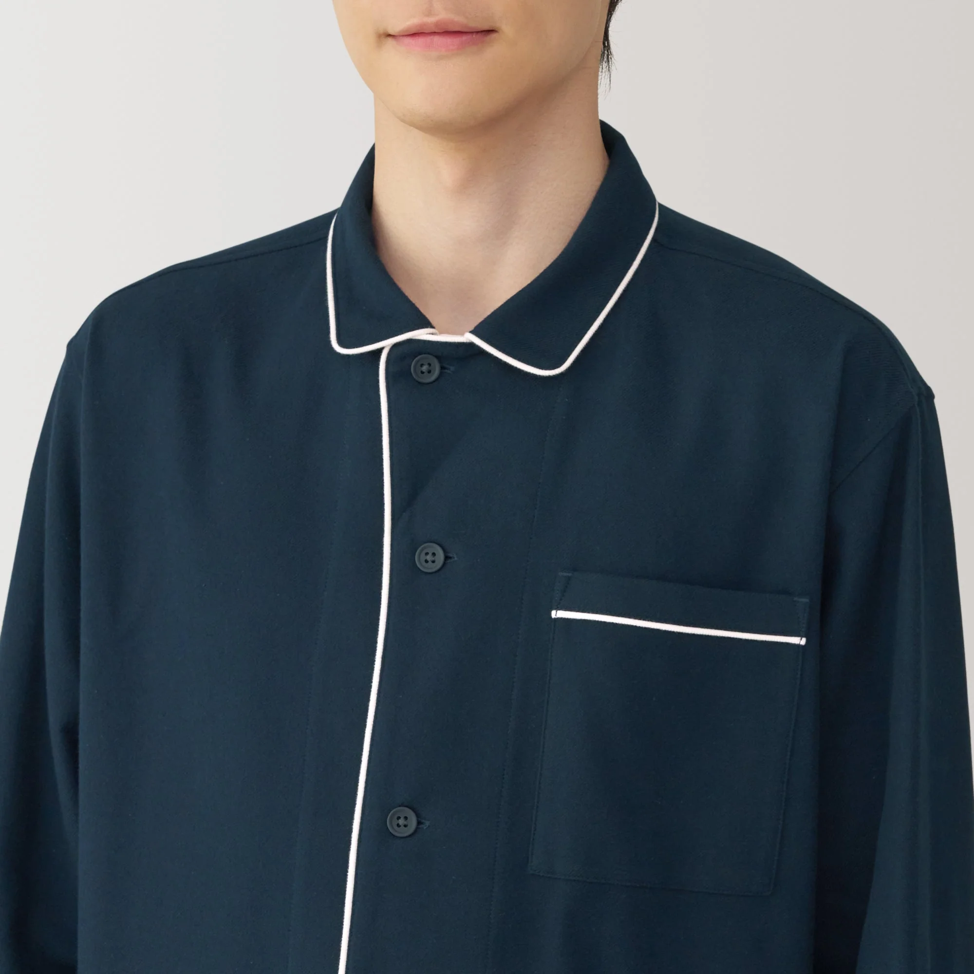 Men's Side Seamless Flannel Pajamas - Image 19