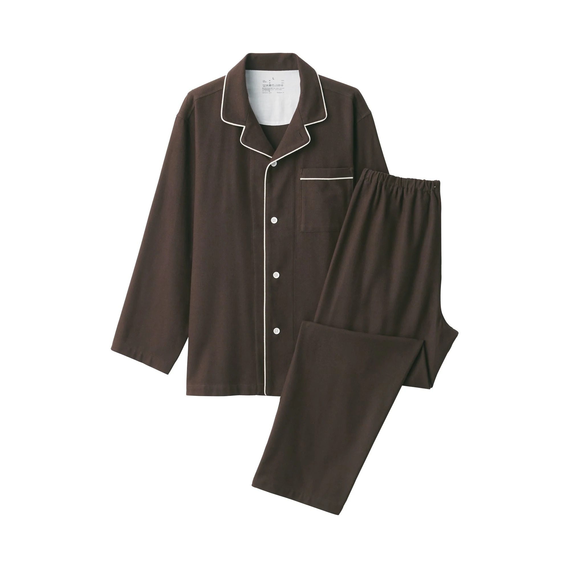 Men's Side Seamless Flannel Pajamas - Image 24