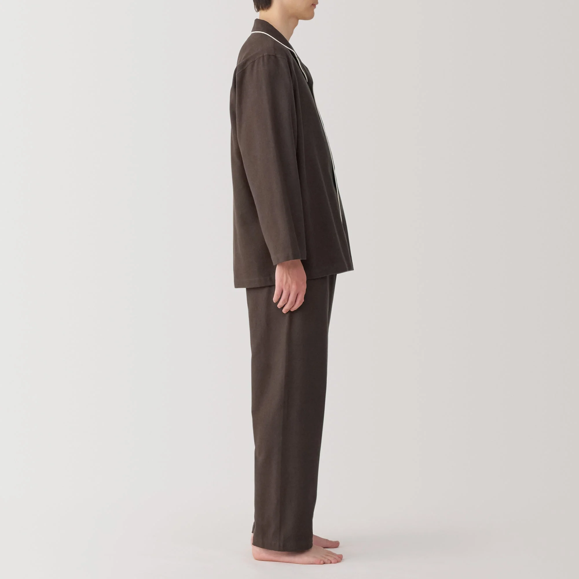 Men's Side Seamless Flannel Pajamas - Image 27