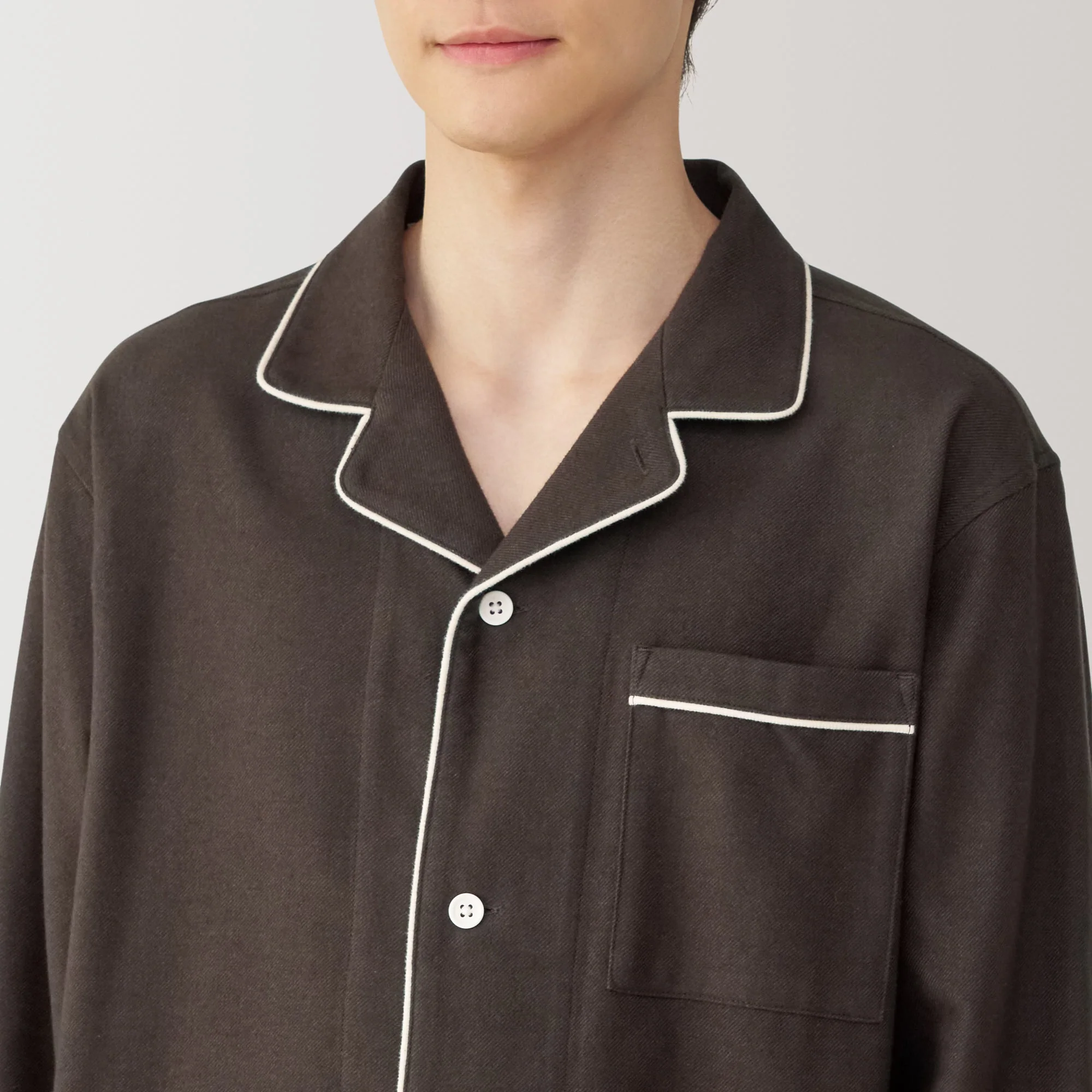Men's Side Seamless Flannel Pajamas - Image 29