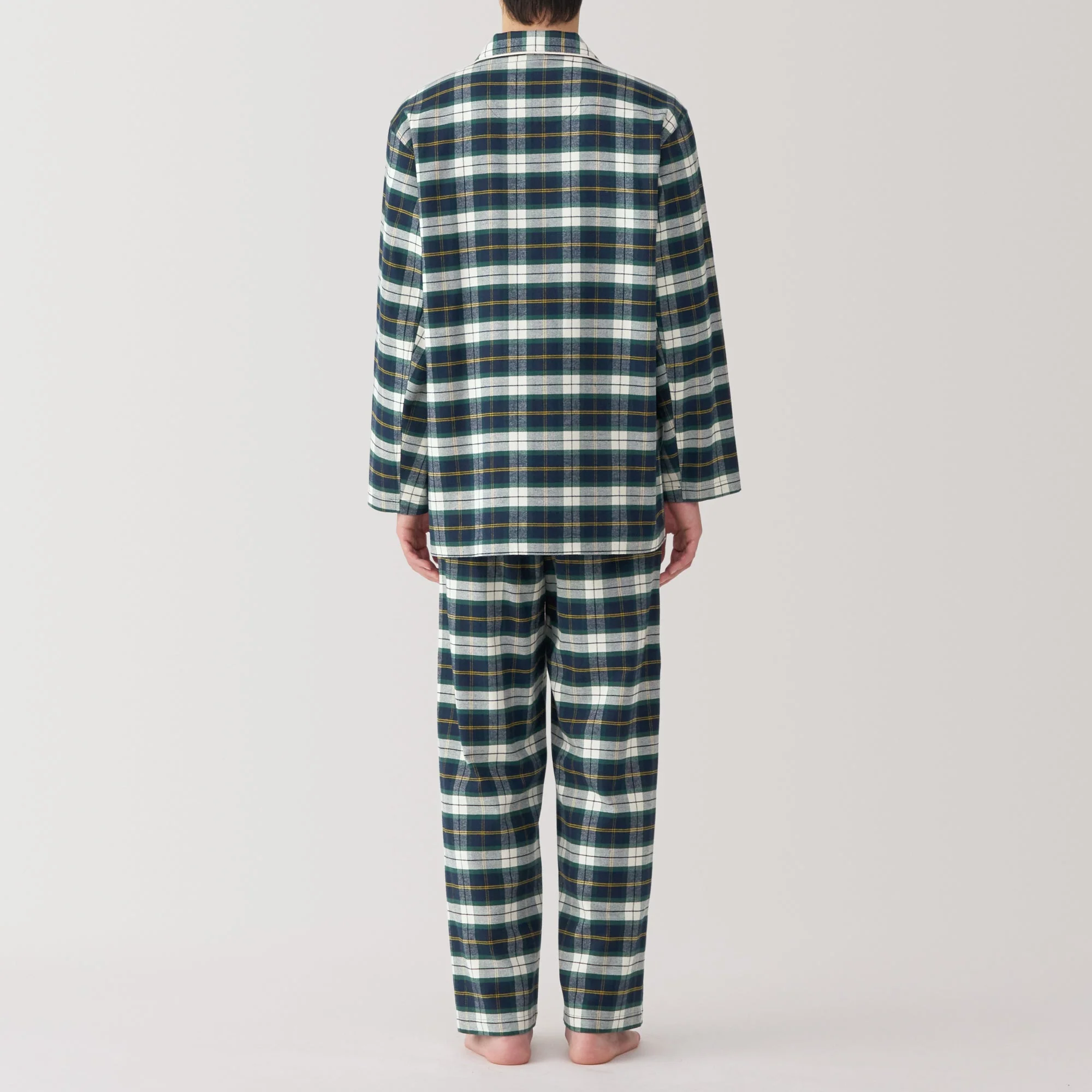 Men's Side Seamless Flannel Pajamas - Image 39