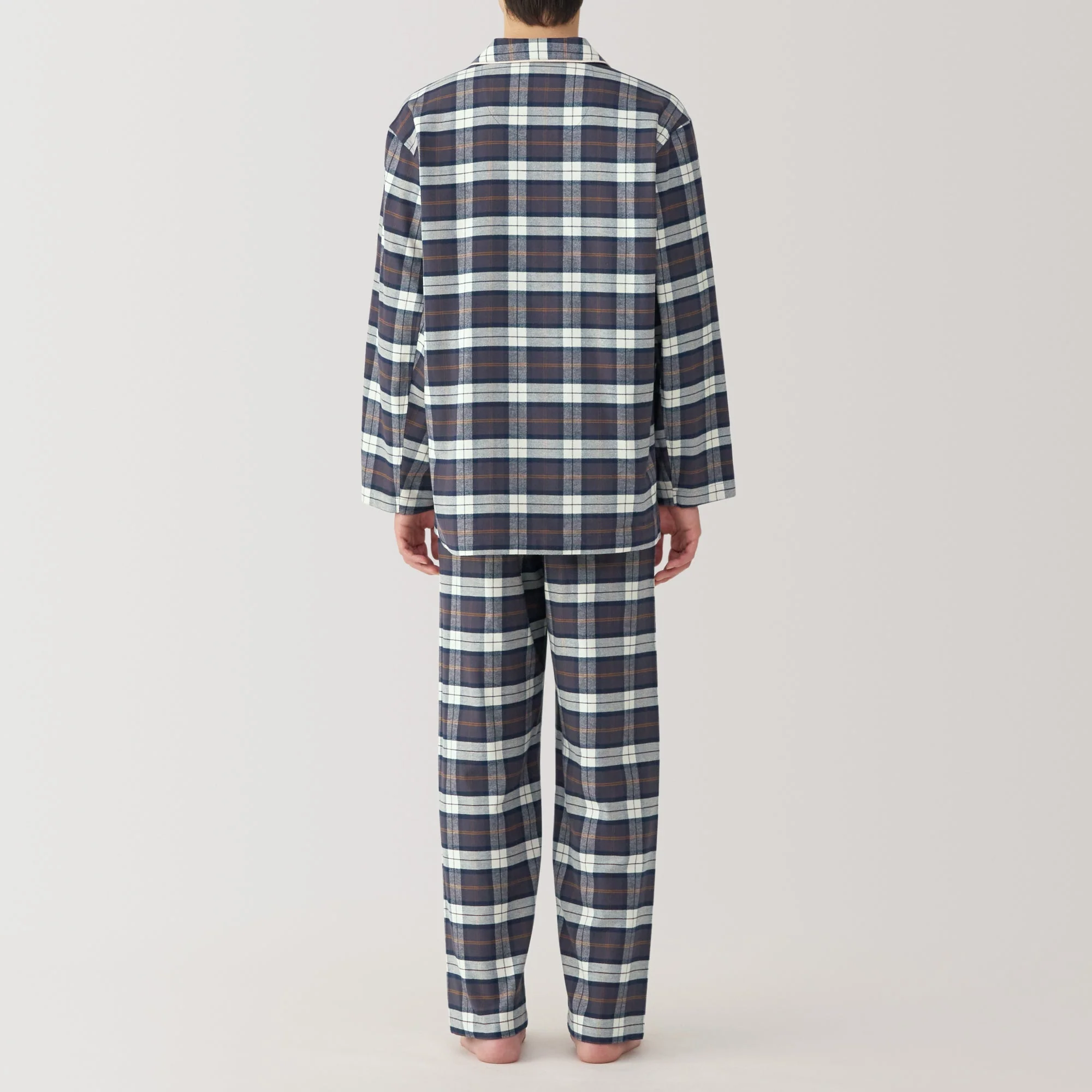 Men's Side Seamless Flannel Pajamas - Image 50
