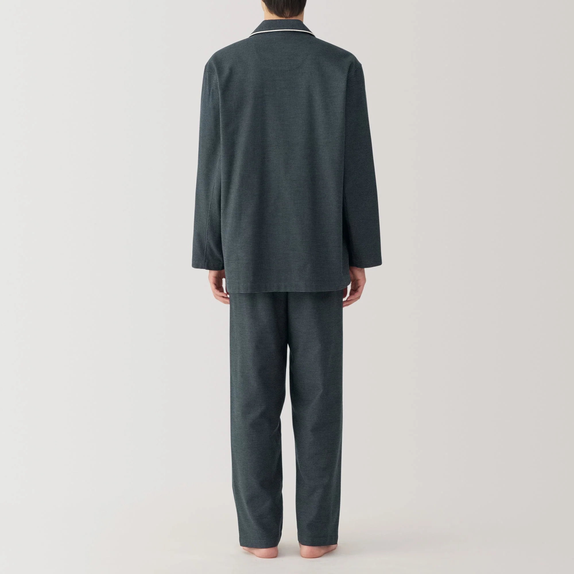 Men's Side Seamless Flannel Pajamas - Image 61