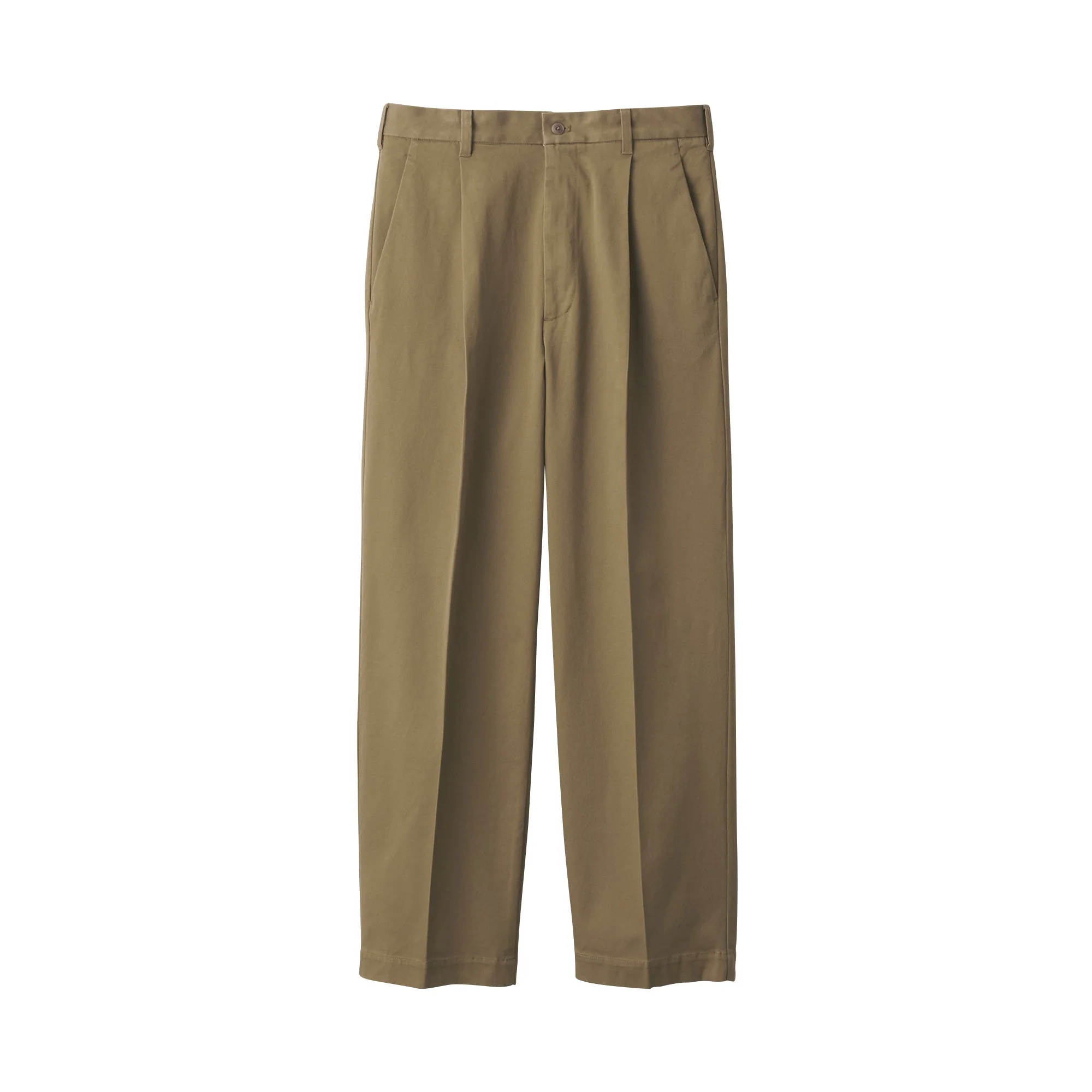 Men's Stretch Chino Tuck Wide Pants - Image 12