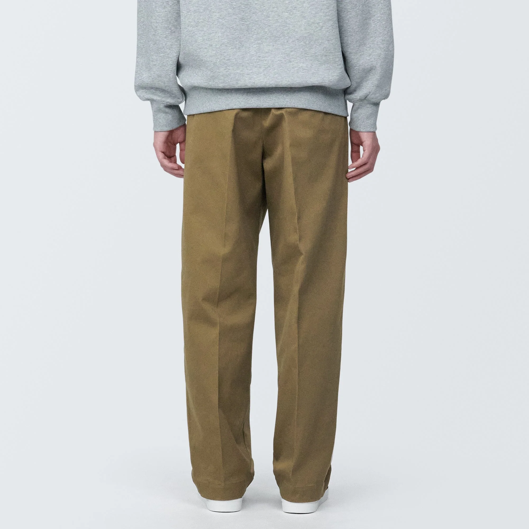 Men's Stretch Chino Tuck Wide Pants - Image 16