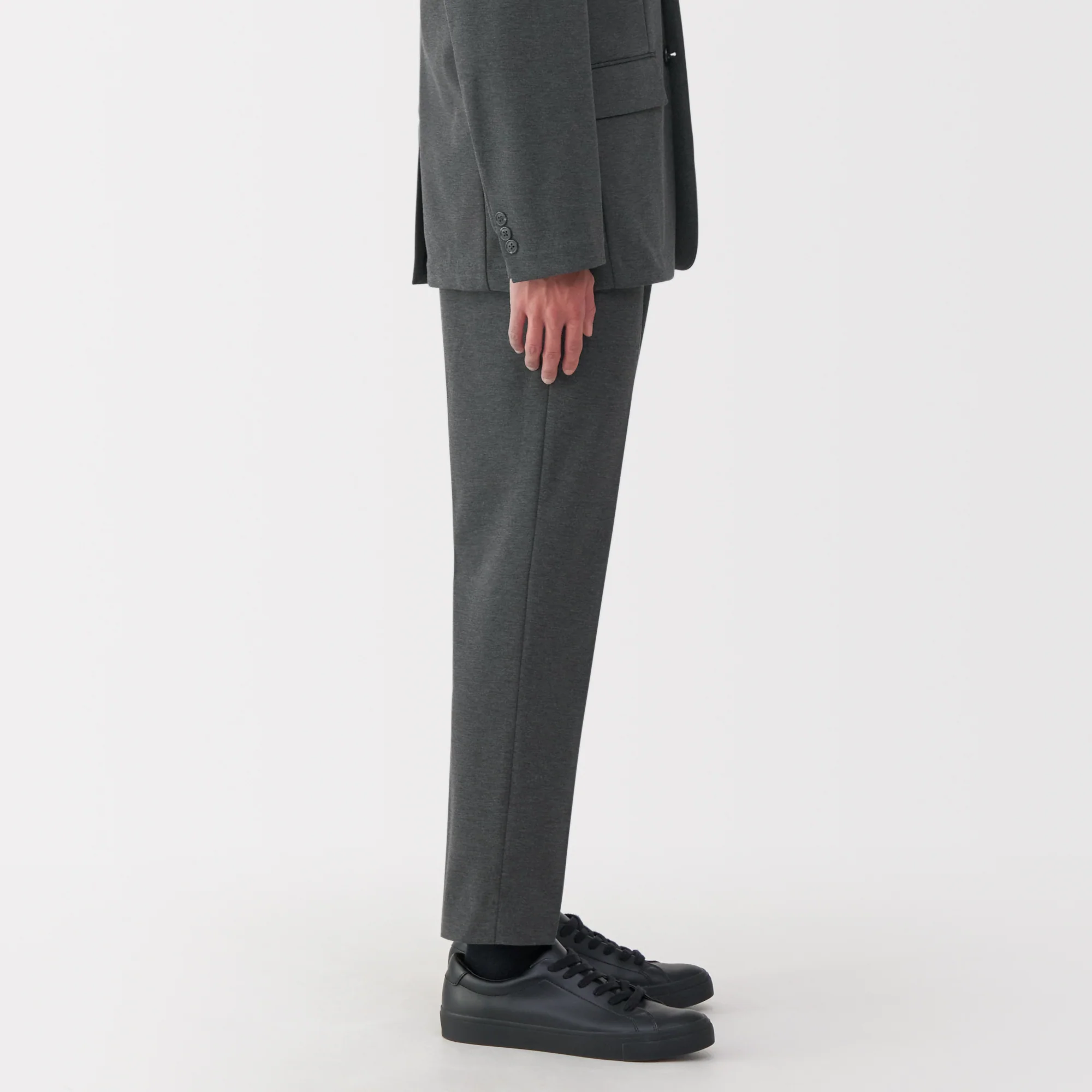 Men's Stretch Jersey Pants with No Darts - Image 5