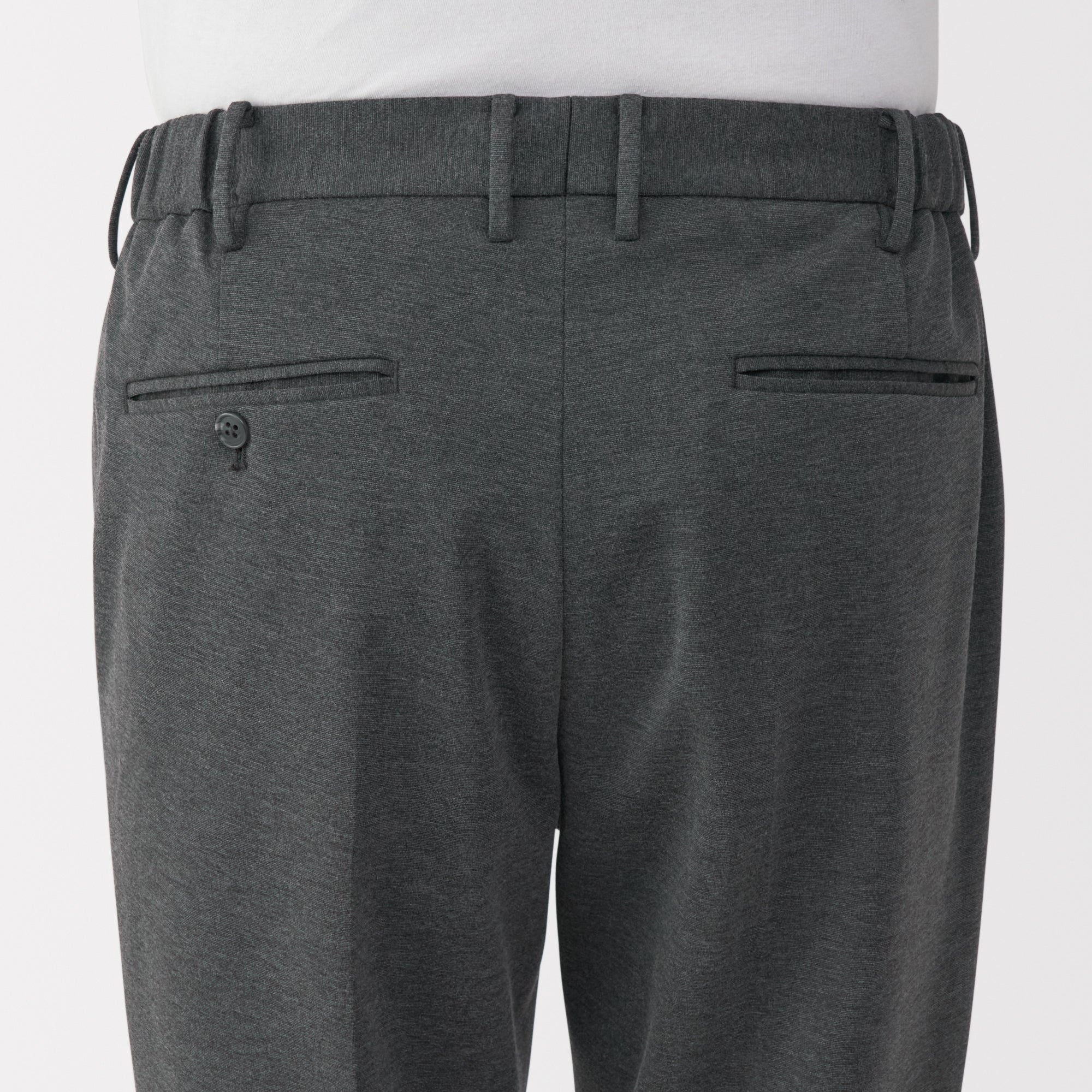 Men's Stretch Jersey Pants with No Darts - Image 8