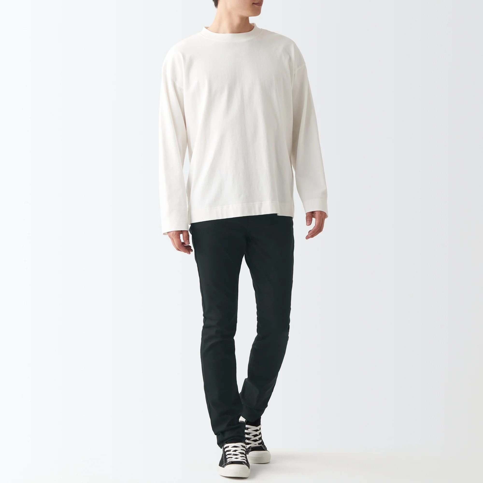 Men's Super Stretch Denim Skinny Pants Black (L32inch / 82cm) - Image 7