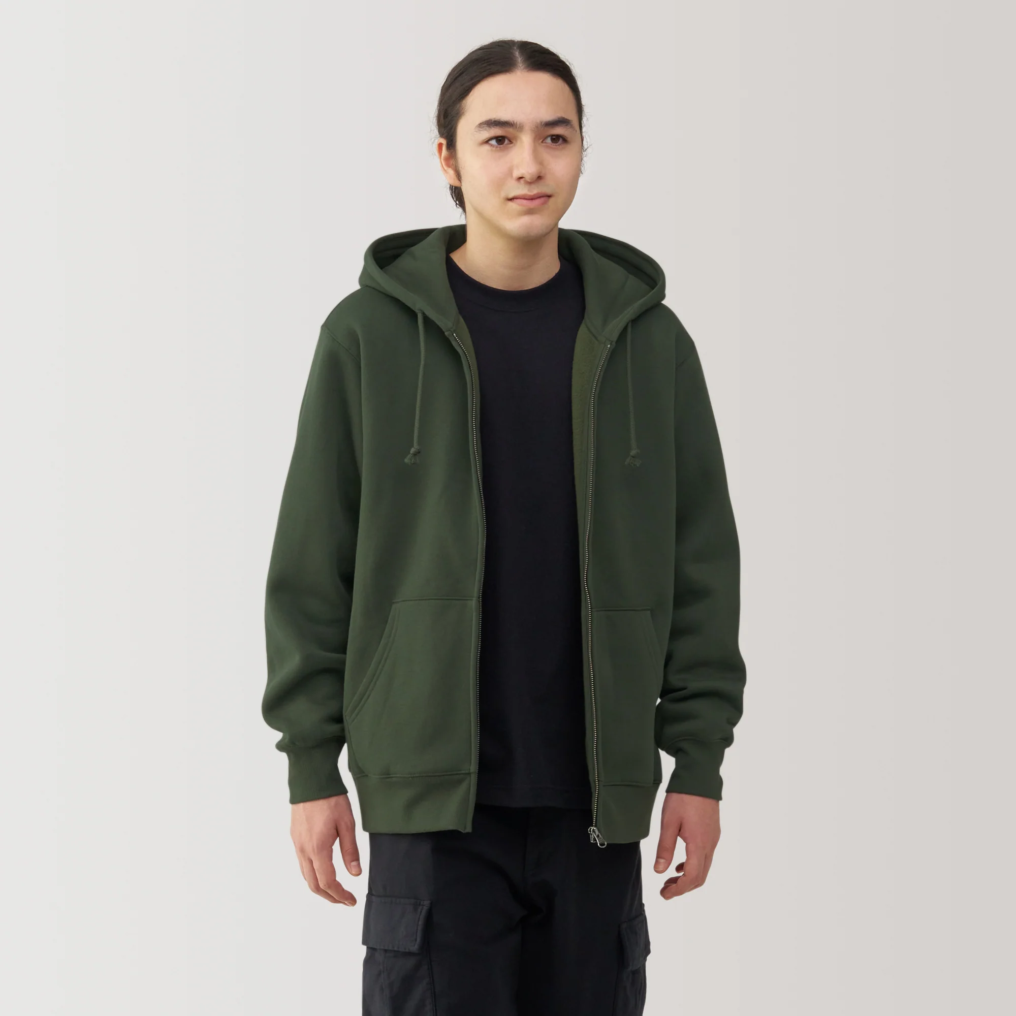 Men's Sweatshirt Full Zip Hoodie - Image 3