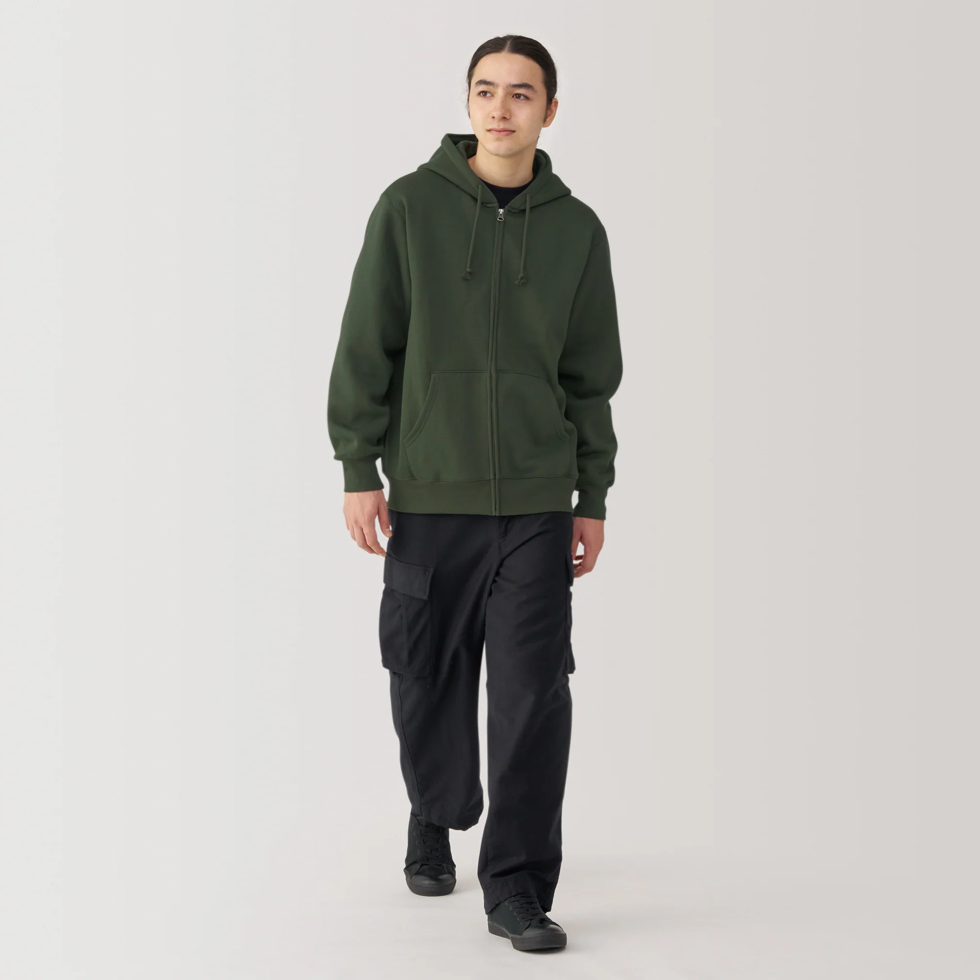 Men's Sweatshirt Full Zip Hoodie - Image 4