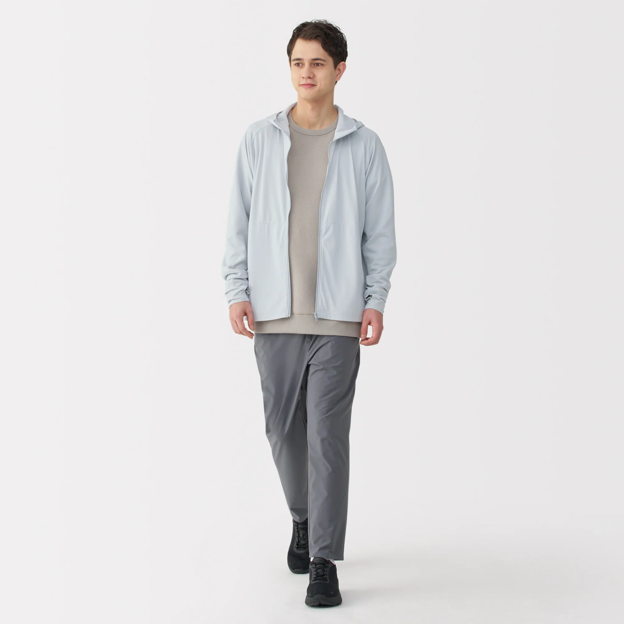 Men's UV Protection Quick Dry Pocketable Zip-Up Hoodie - Image 4