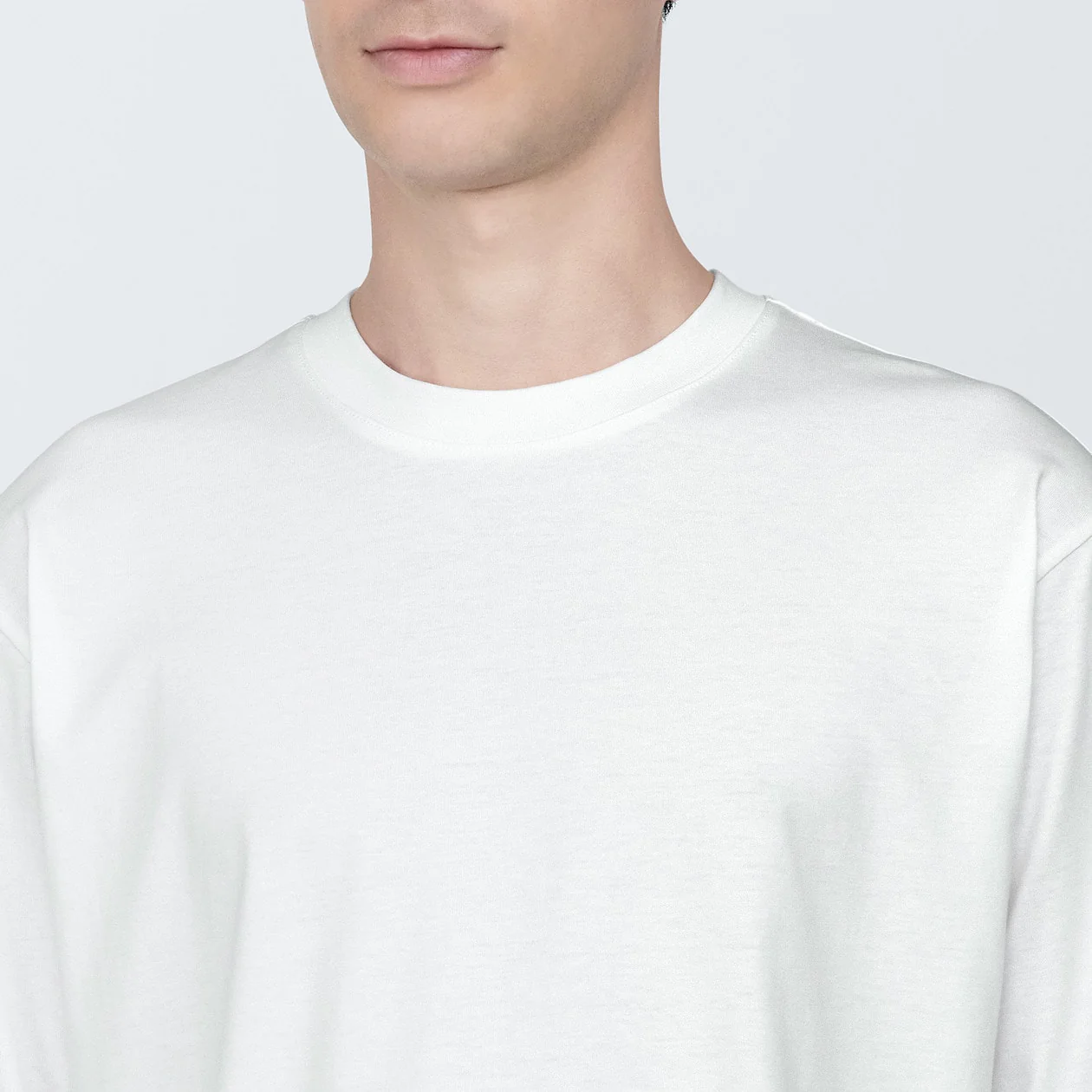 Men's Washed Jersey Crew Neck Long Sleeve T-Shirt - Image 14