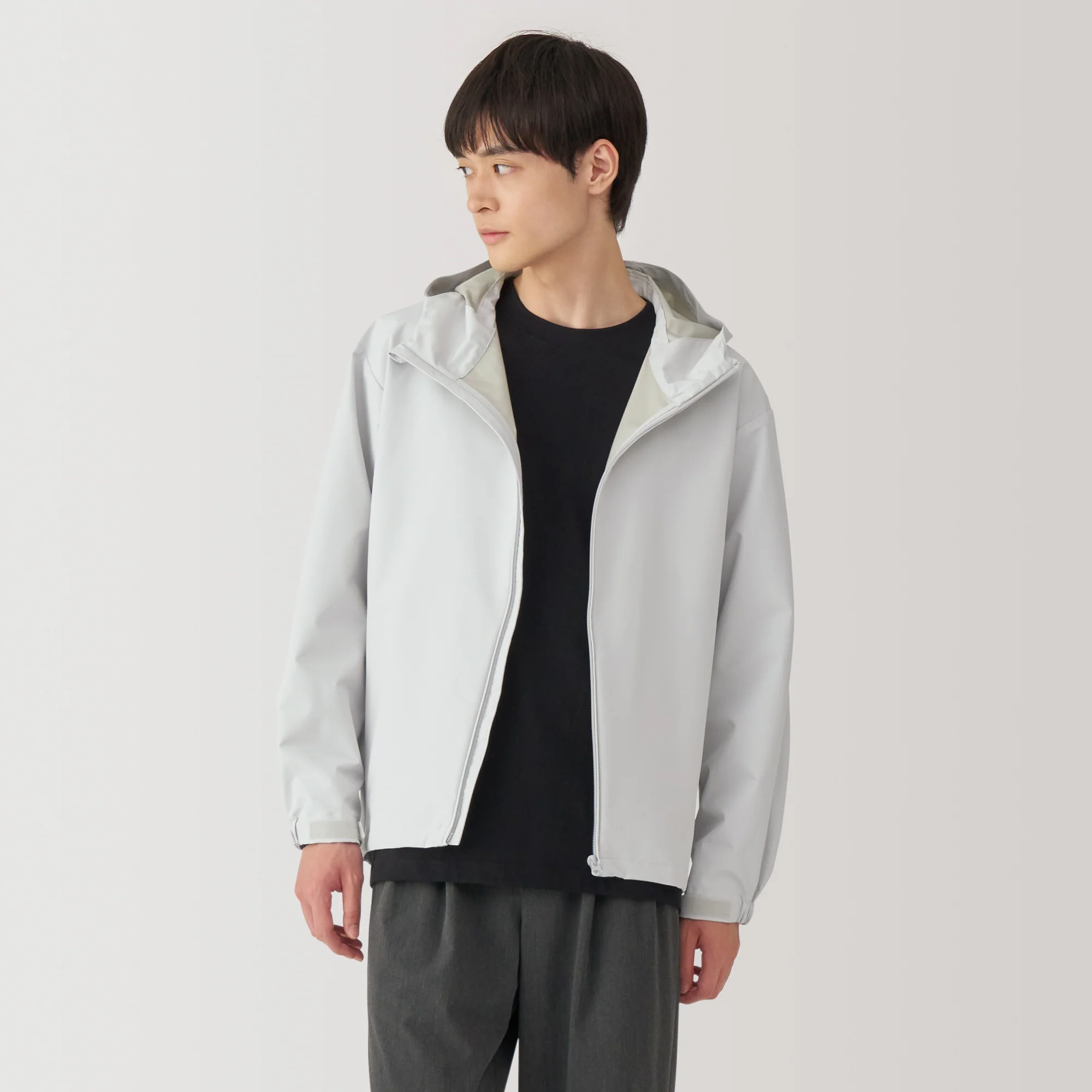 Men's Water Repellent Hooded Jacket - Image 3