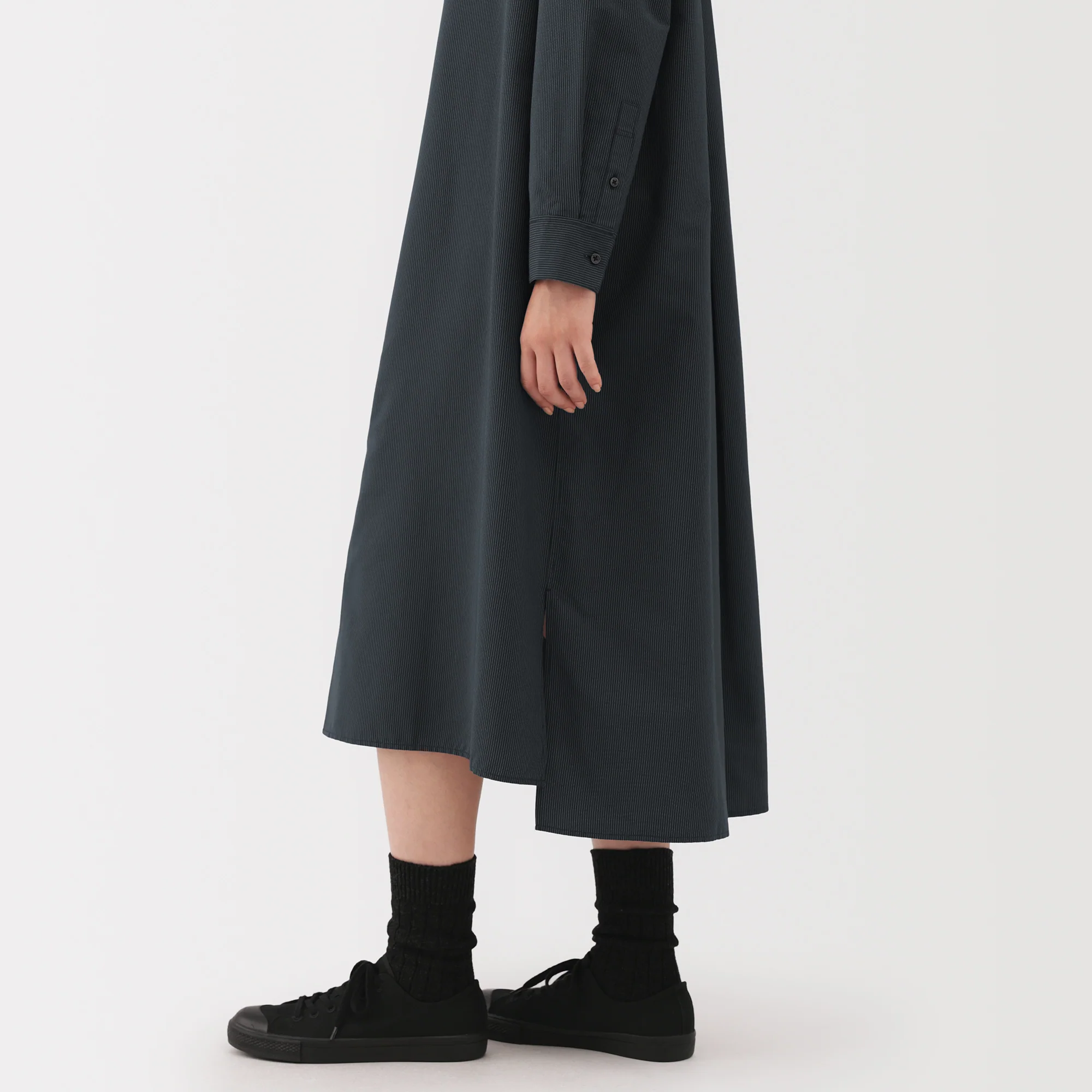 Labo Modal Blend Relaxed Shirt Dress - Image 8