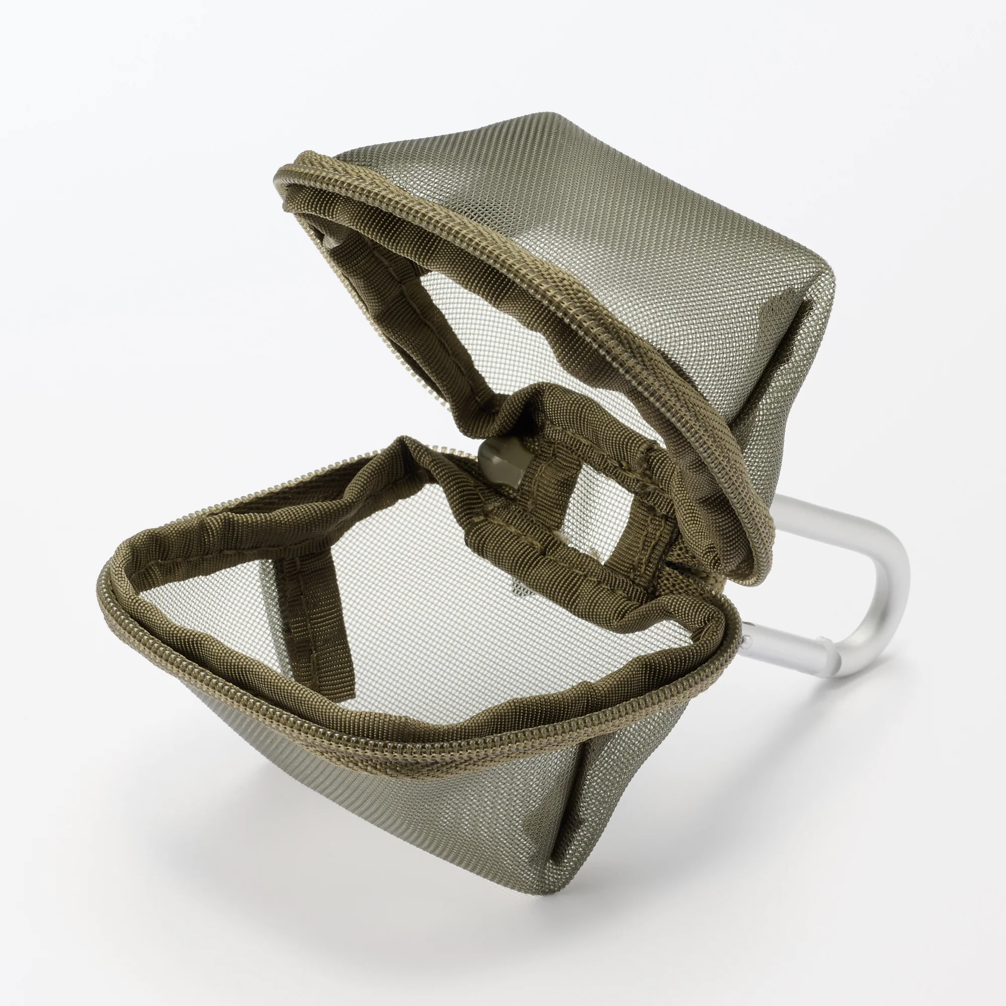 Nylon Mesh Compact Pouch - Image 4