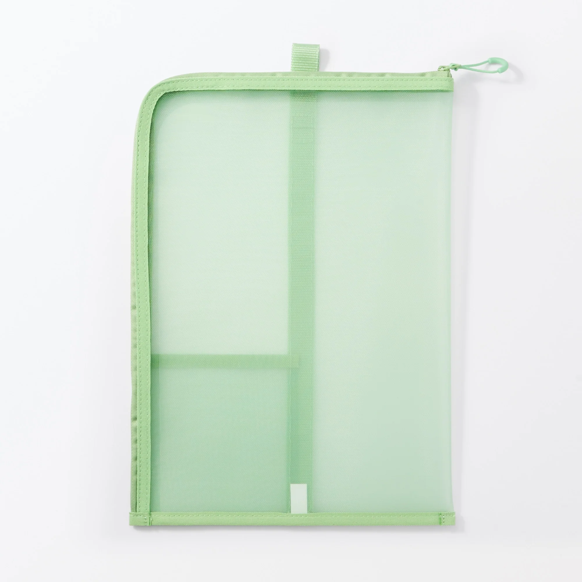 Nylon Mesh Vertical Document Case - Green - Image 3