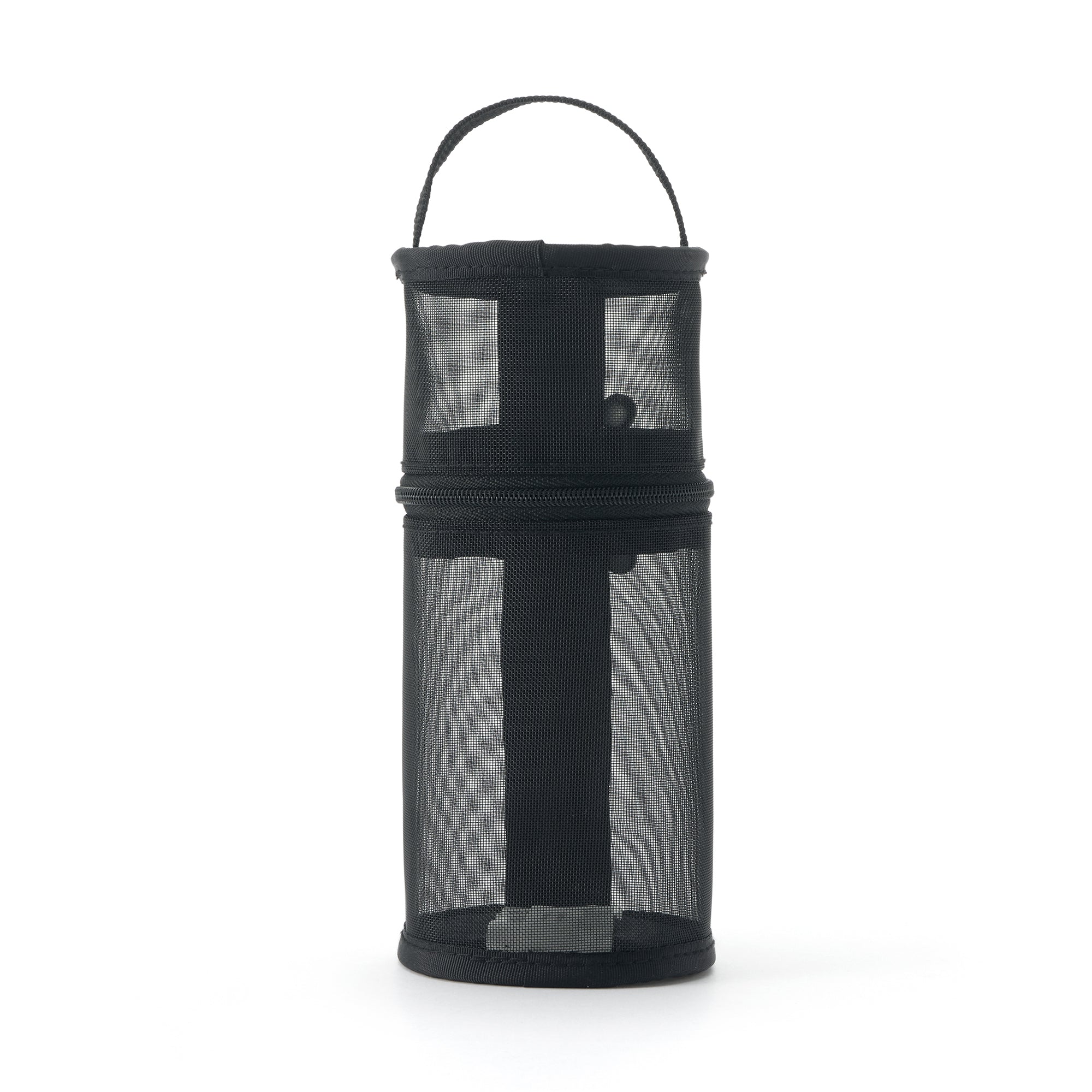 Nylon Mesh Vertical/Horizontal Pen Case Wide - Black