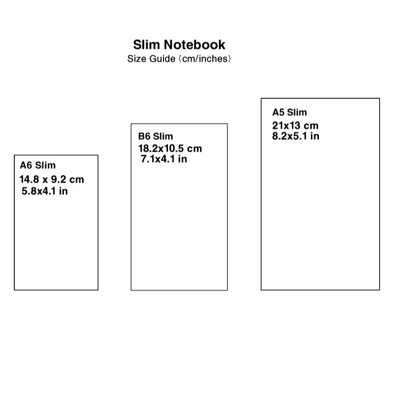 Open-Flat Plain Notebook Slim - Image 6