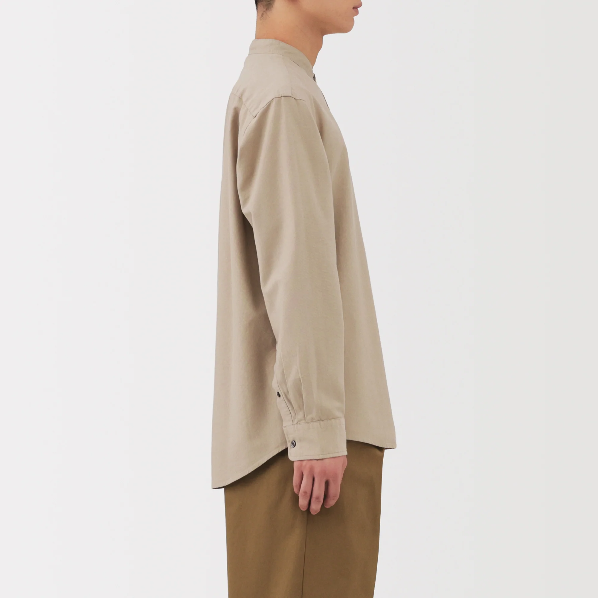 Oxford Stand Collar Shirt - Image 14