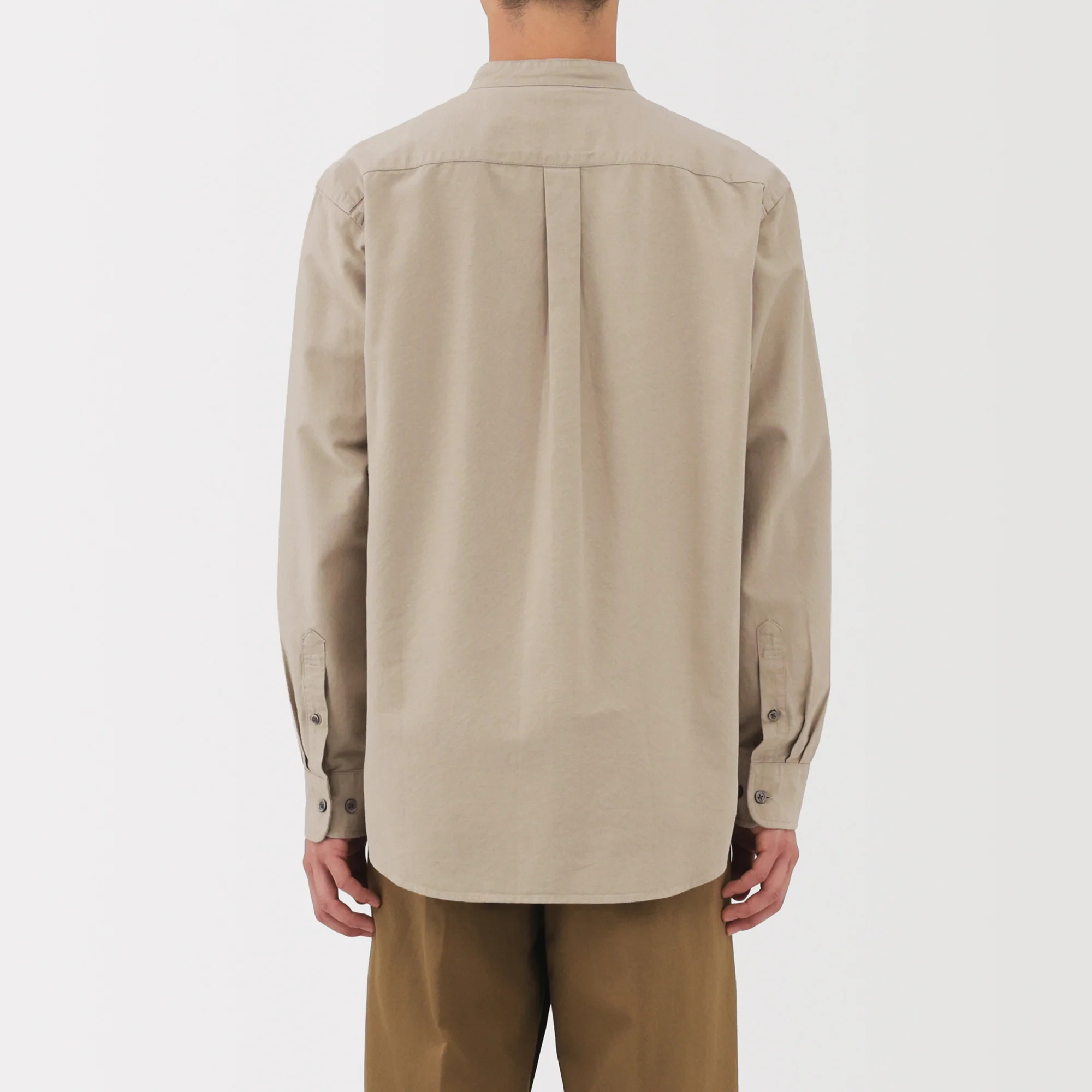 Oxford Stand Collar Shirt - Image 15