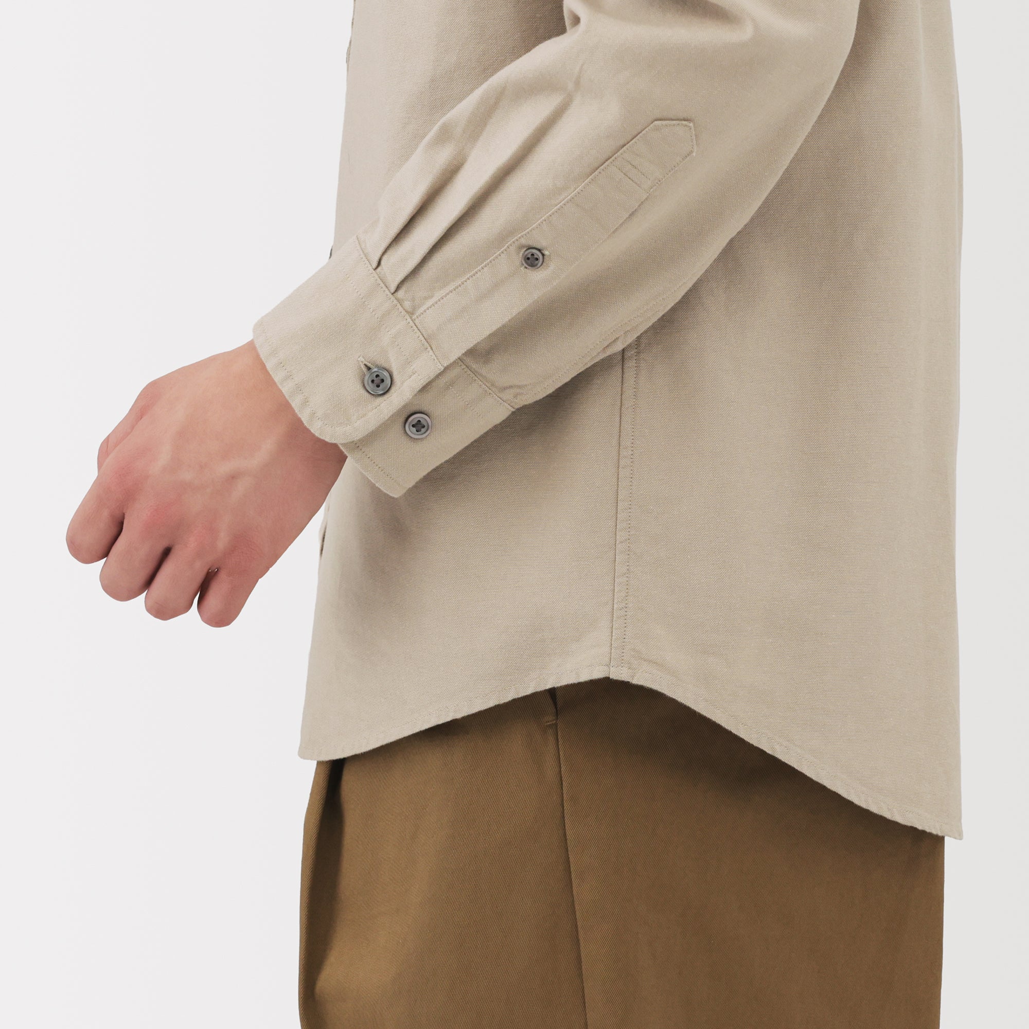 Oxford Stand Collar Shirt - Image 17