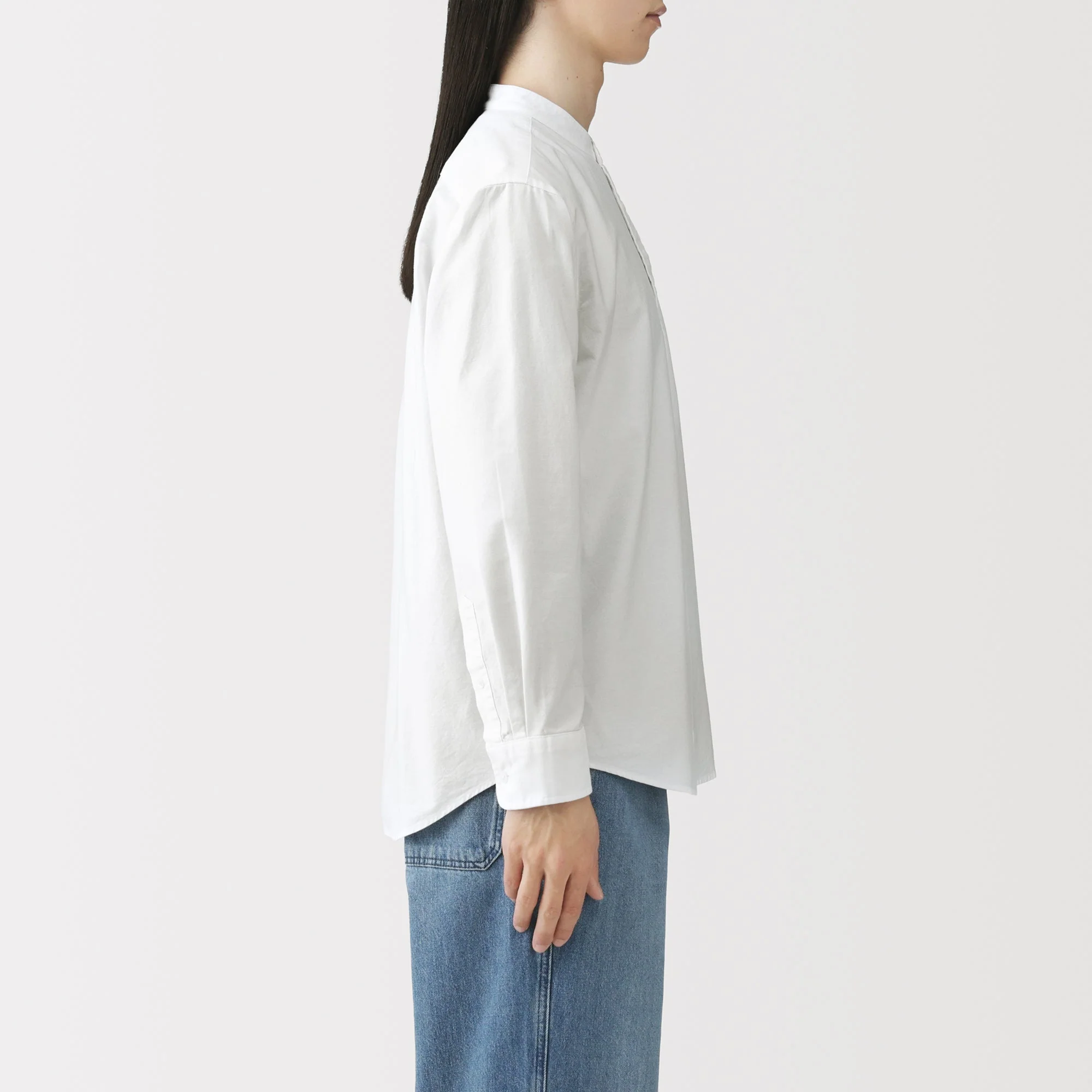 Oxford Stand Collar Shirt - Image 32