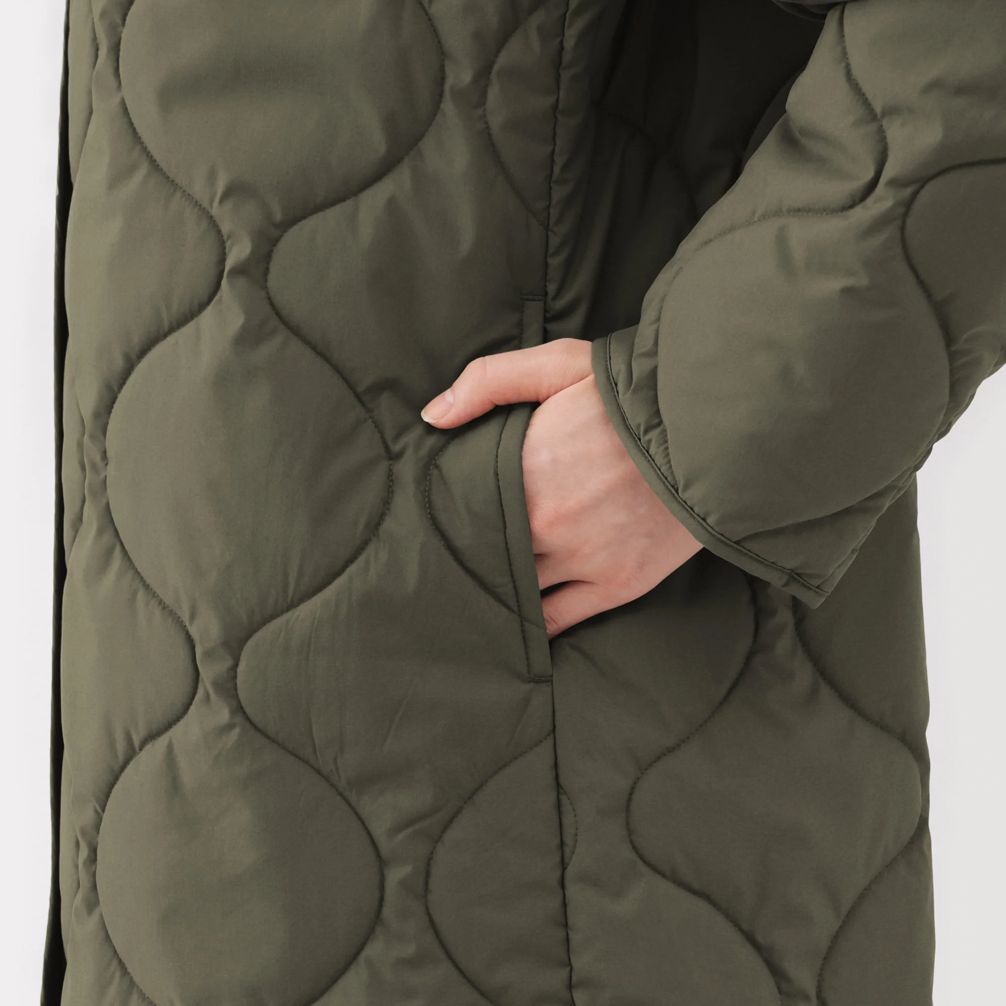 Padded Quilted Coat - Image 17