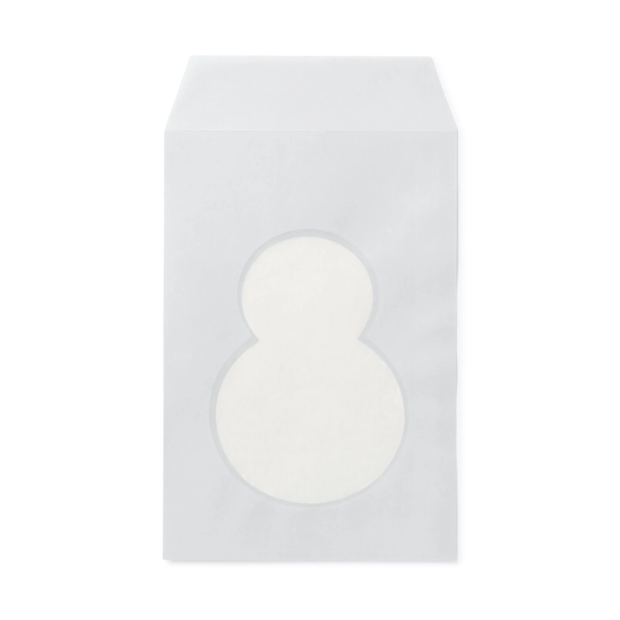 Paper Window Gift Bag - Snowman - Image 2