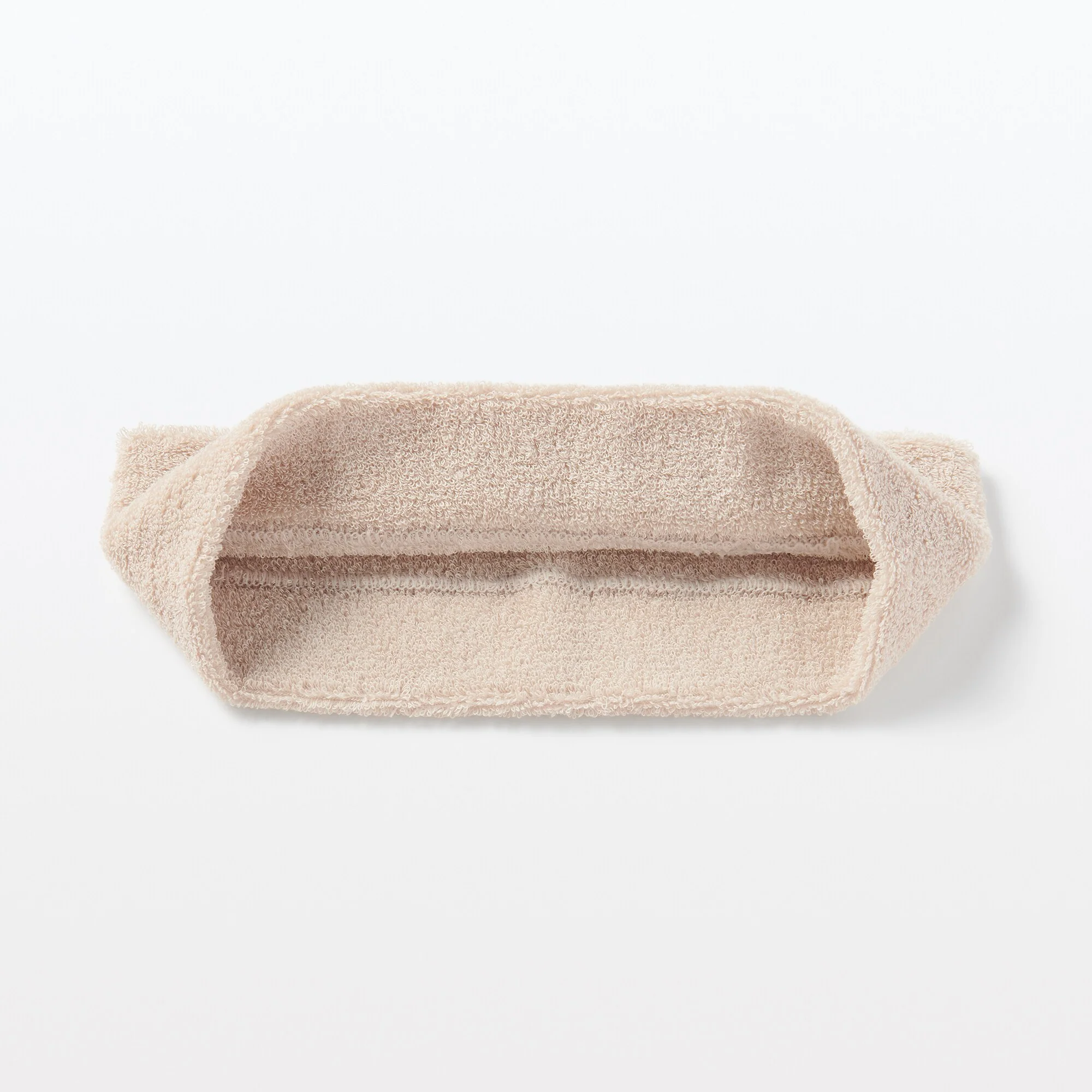 Pile Hair Turban Slim - Beige - Image 2