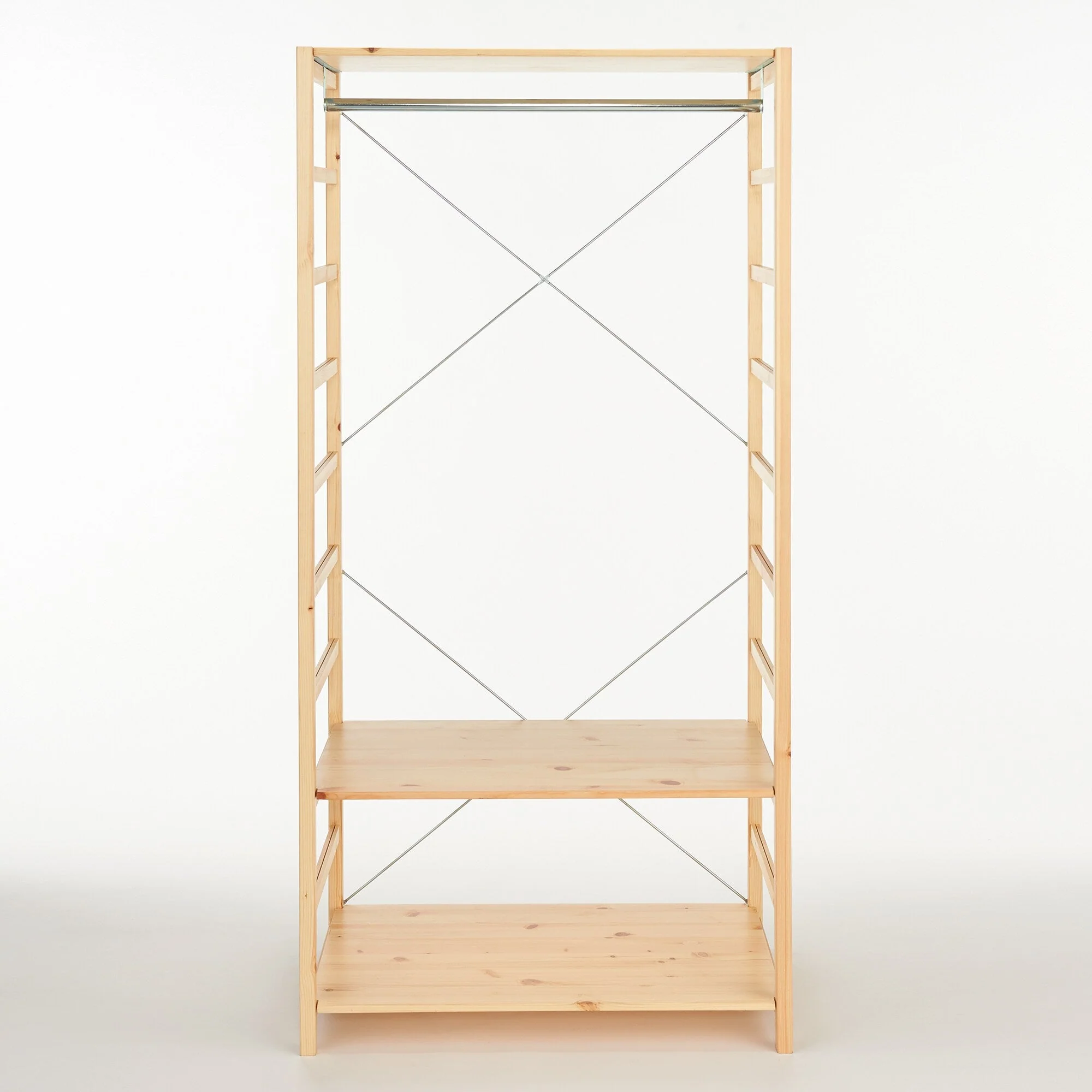 Pine Shelf Unit - Wardrobe - Image 5