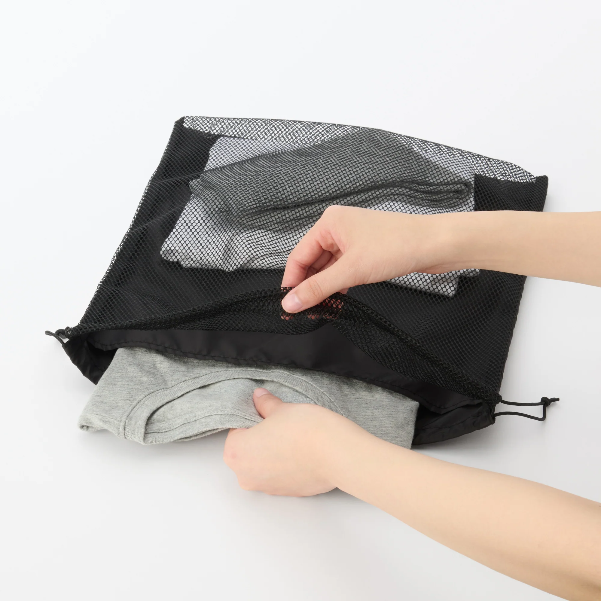 Polyester Mesh Drawstring Bag - Large - Image 16