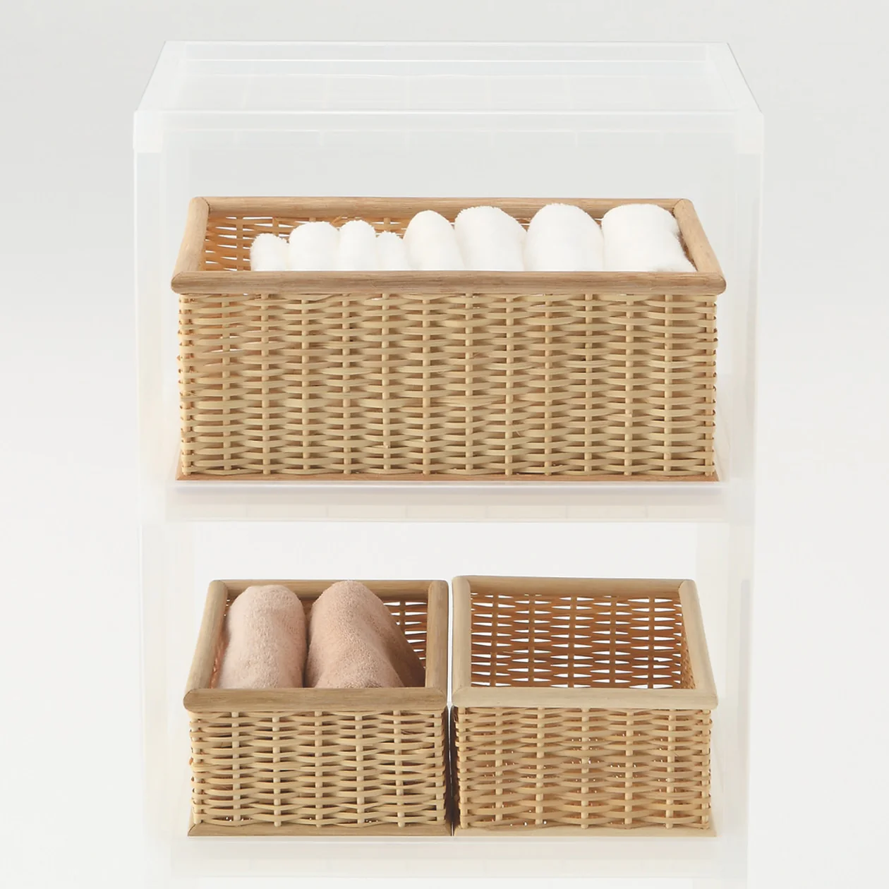 Polypropylene 3-Tier Storage Wagon with Casters (W29 x D41.5 x H83 cm) - Image 2